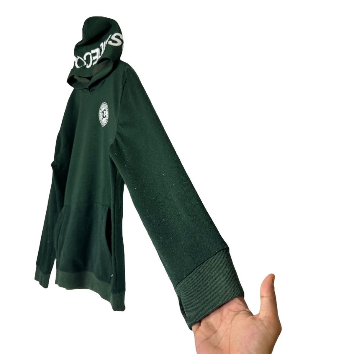 DC DC Shoes Co USA Green Sweater Hooded Size US S / EU 44-46 / 1 - 10 Thumbnail