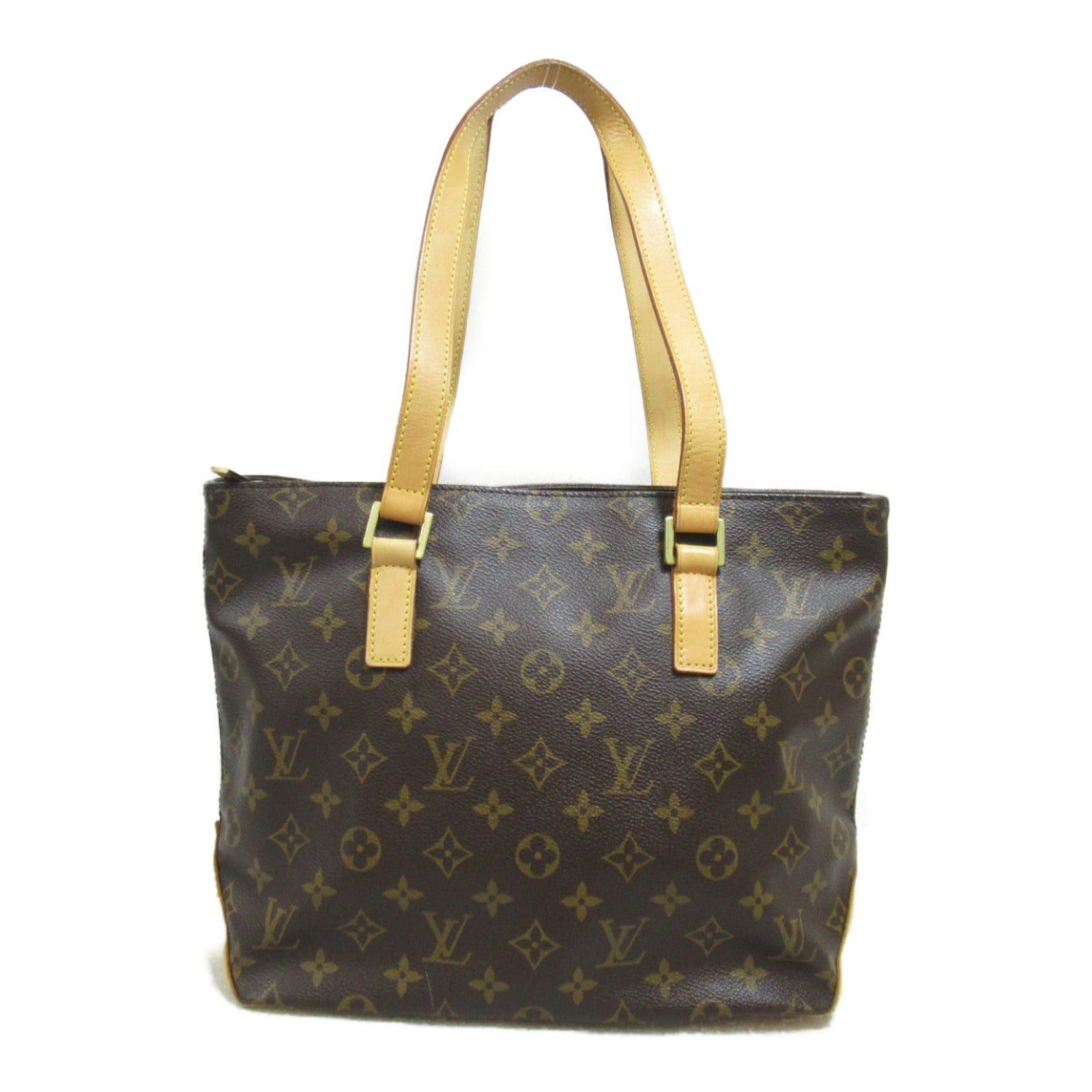 Louis Vuitton Hippopotamus Piano Tote Bag Handbag Coated Canvas Monogram Brown