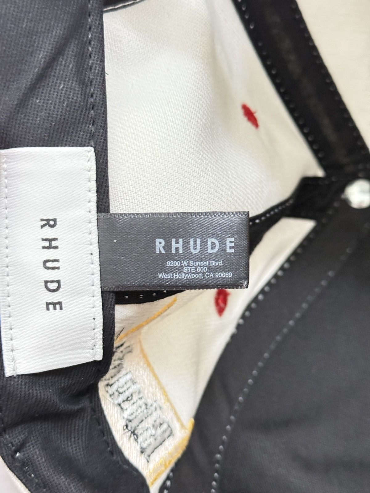 Rhude Rhude Trucker Hat Racing White/Red Size ONE SIZE - 9 Thumbnail