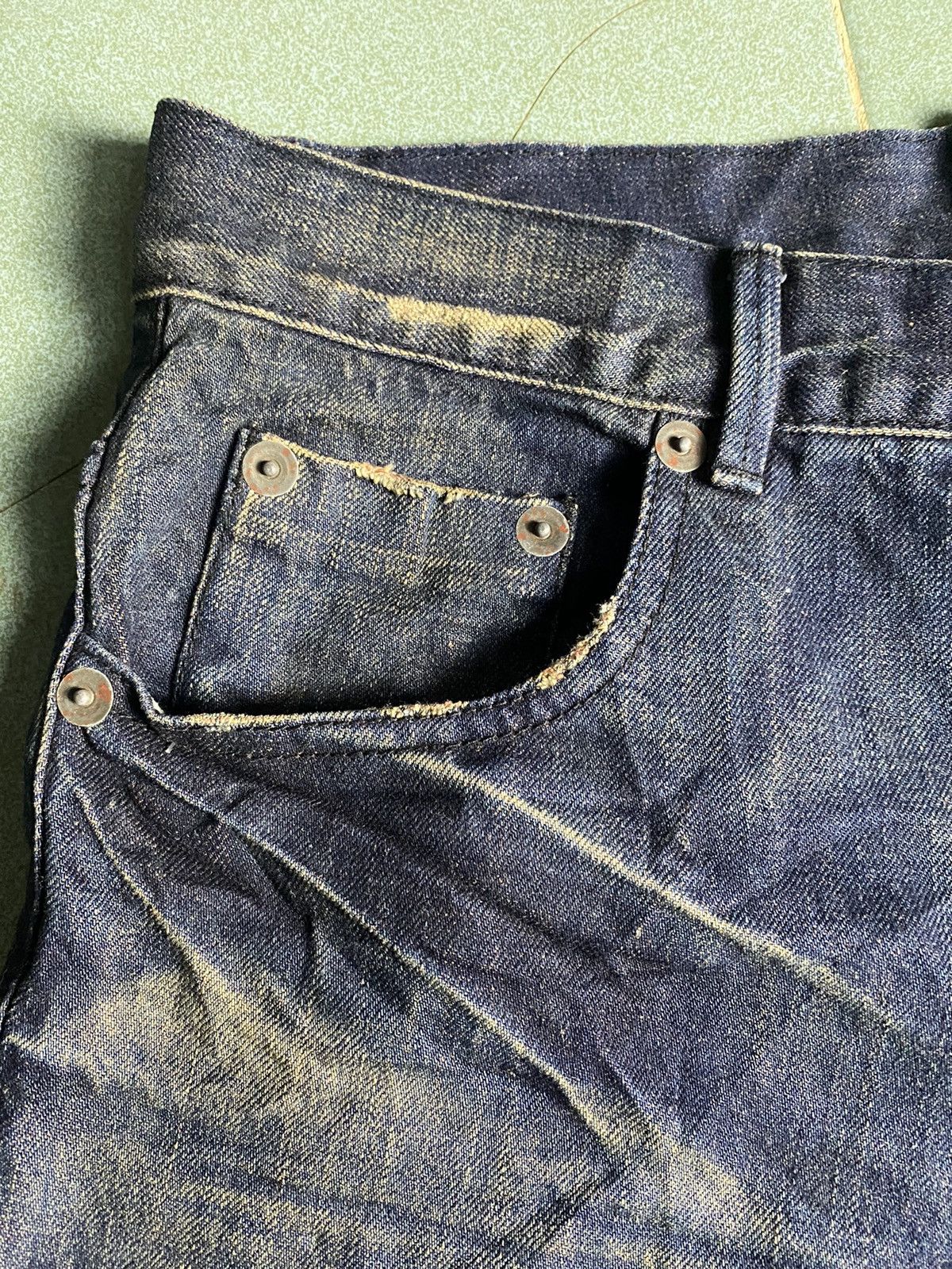 Hysteric Glamour Rare Jack Rose Faded cat whiskers Denim Size US 34 / EU 50 - 10 Thumbnail