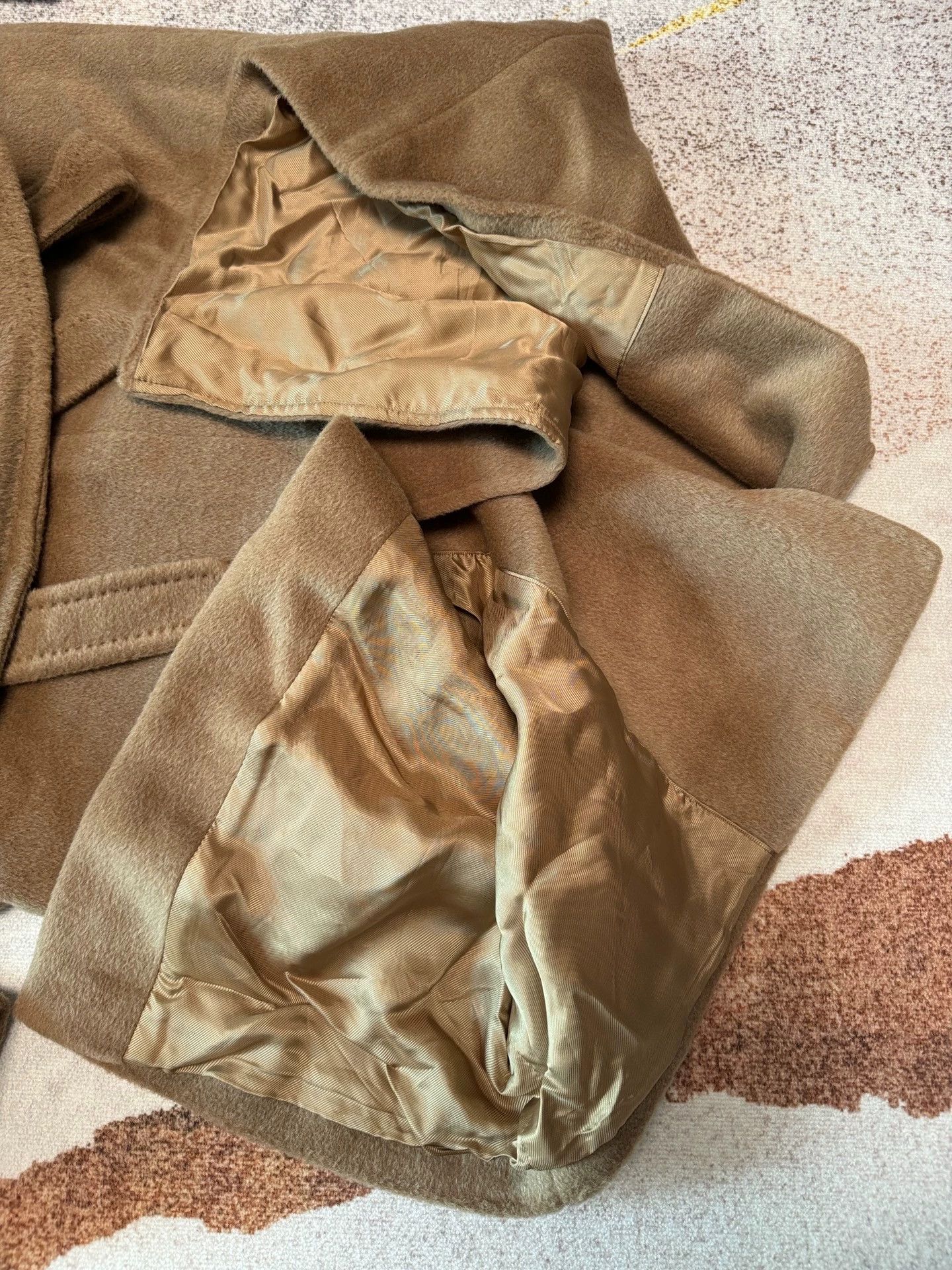Weekend Max Mara Weekend MaxMara FW22 Tempera Camel Long Lapel Waist-tie Coat Size M / US 6-8 / IT 42-44 - 9 Thumbnail