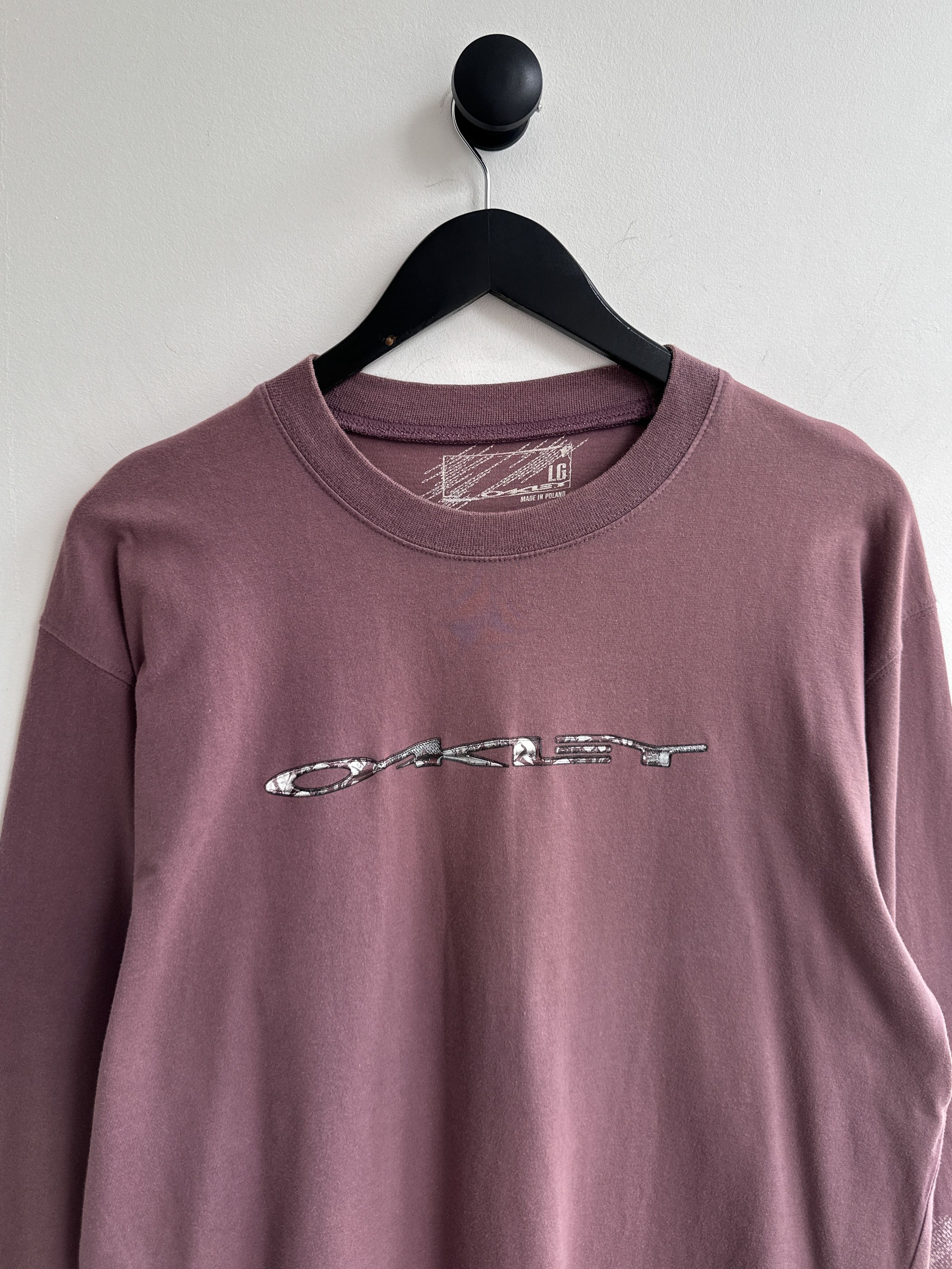 Oakley Vintage Oakley Logo Longsleeve Tee Shirt Size US L / EU 52-54 / 3 - 3 Thumbnail