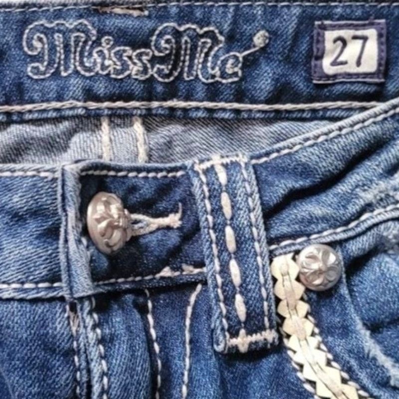 Miss Me Miss Me Blue Jeans | Size 27 Size 27" / US 4 / IT 40 - 7 Thumbnail