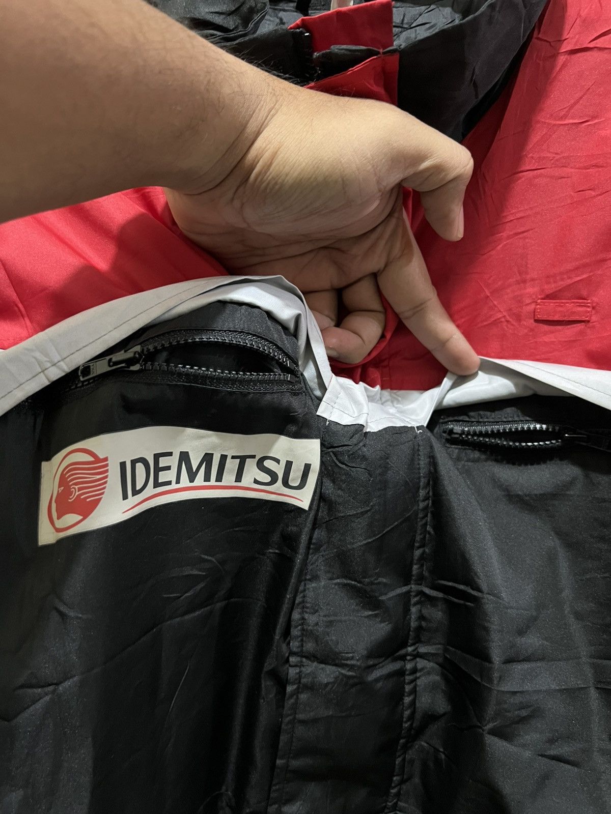 Japanese Brand Vintage Idemitsu JDM Spellout Quilted Line Jacket Size US XL / EU 56 / 4 - 5 Thumbnail
