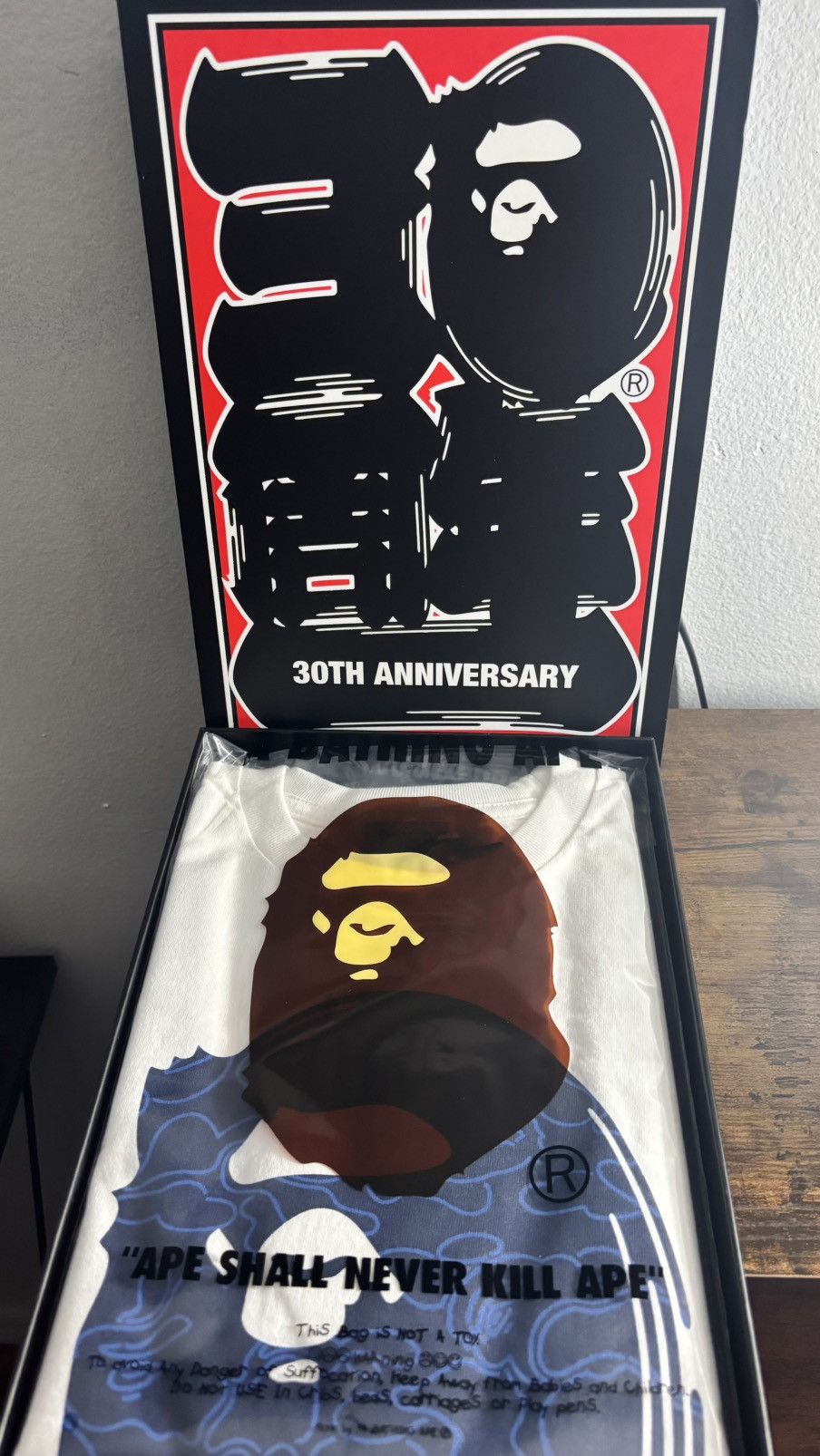 Bape Bape 30th Anniversary Shirt ‘Navy’ Size US S / EU 44-46 / 1 - 1 Thumbnail