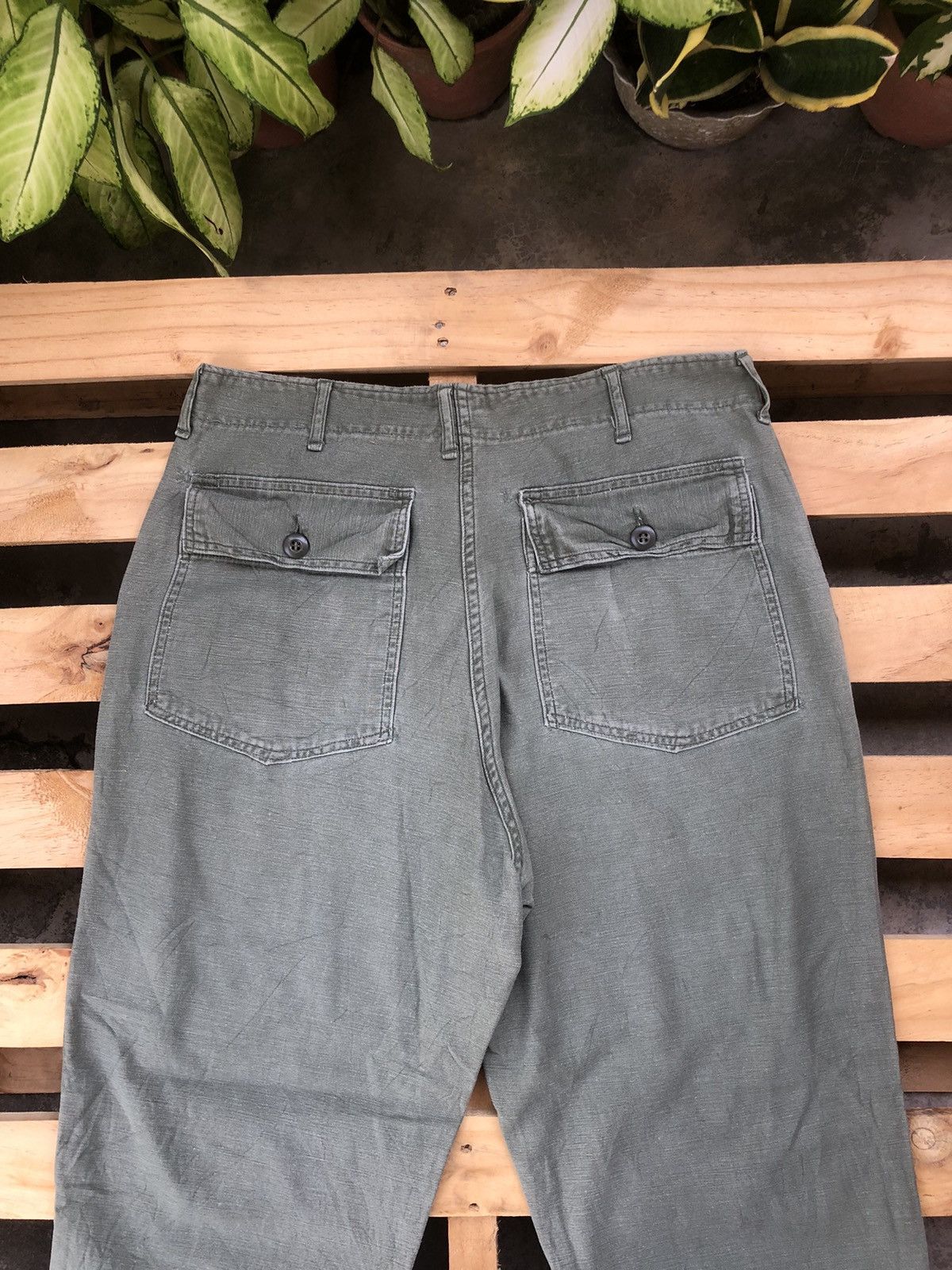 Vintage Vintage 60s 70s OG 107 US Army Utility Pants Size US 34 / EU 50 - 12 Thumbnail