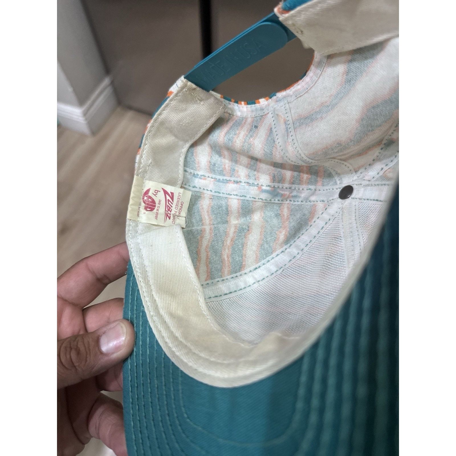 Zubaz Miami Dolphins NFL Snapback Hat Cap AJD Zubaz Size ONE SIZE - 7 Thumbnail