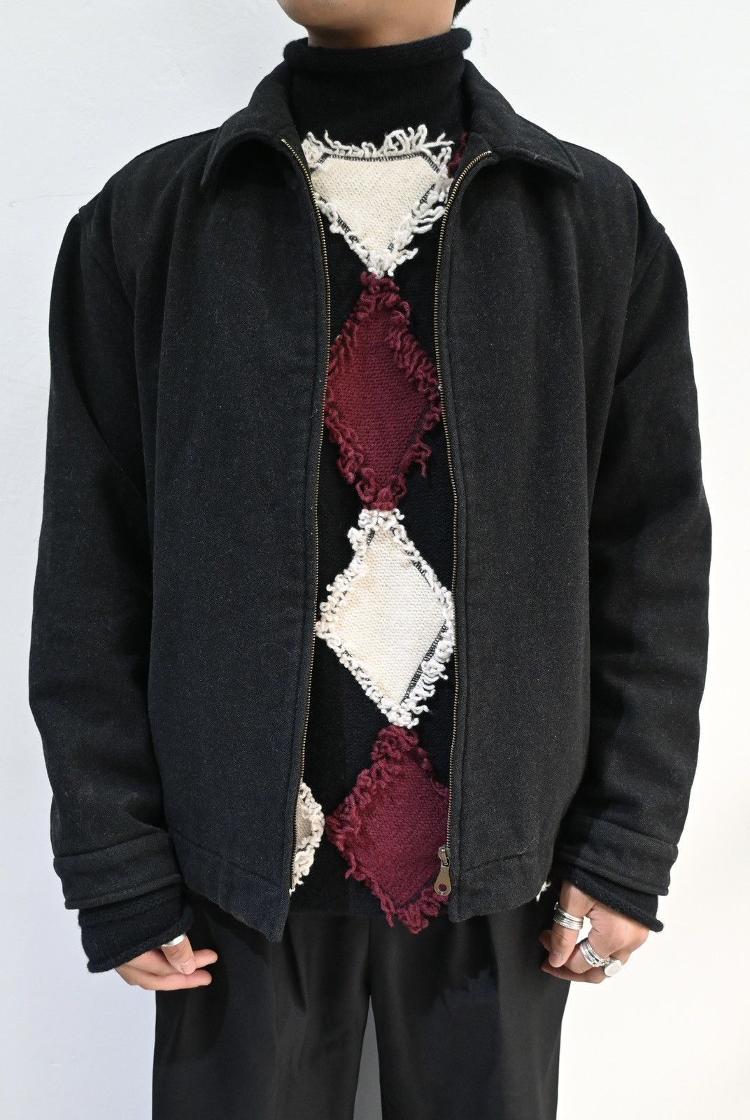 Jean Paul Gaultier Jean Paul Gaultier AW1994 quilted pattern knitwear Size US M / EU 48-50 / 2 - 3 Thumbnail