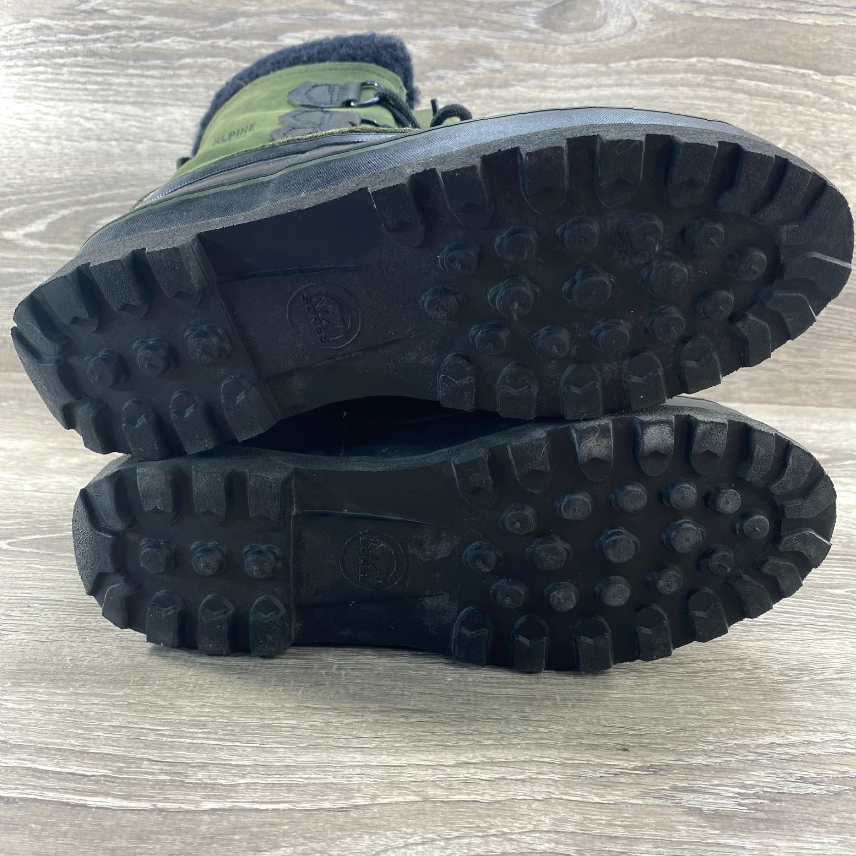 SOREL Sorel Alpine Green Kaufman Canada Insulated Winter Leather Rubber Duck Boots 8 Size US 8 / IT 38 - 7 Thumbnail