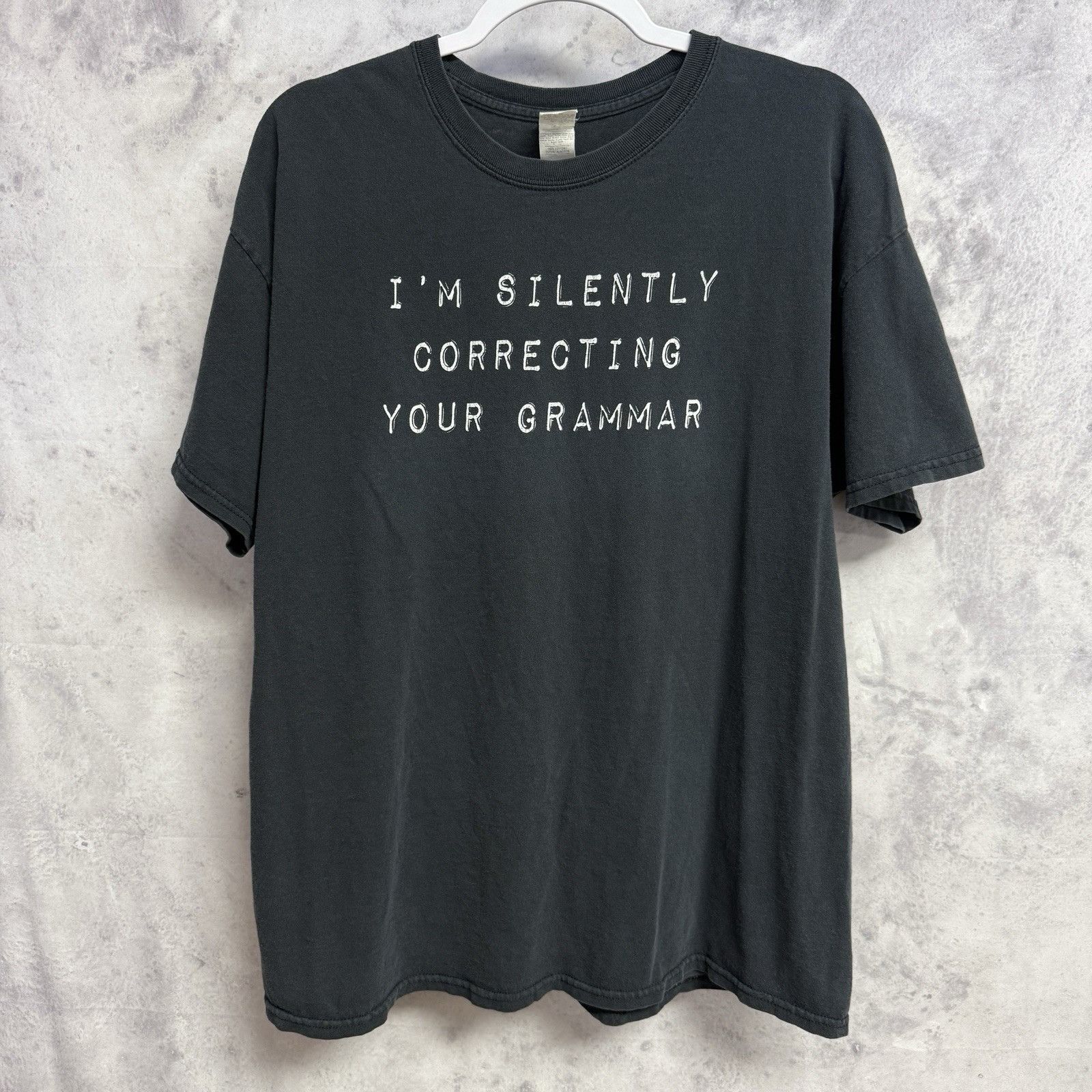 Vintage Vintage Funny Saying Words T Shirt “Silently Correcting Size US XL / EU 56 / 4 - 2 Thumbnail