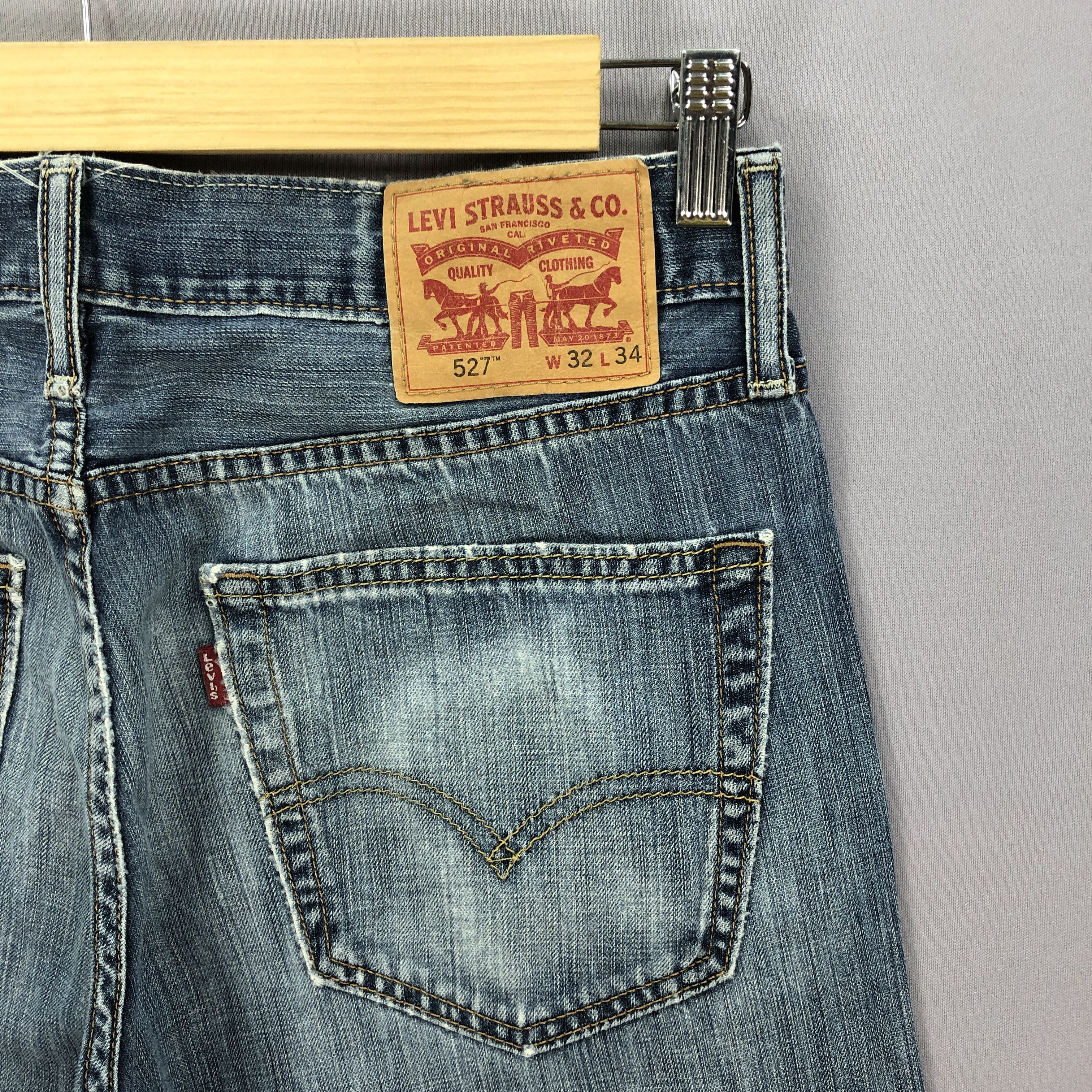 Levi's × Vintage Vintage Y2K Levis Flare Jeans Wide Leg Levi's Boot Cut Denim Size US 32 / EU 48 - 5 Thumbnail