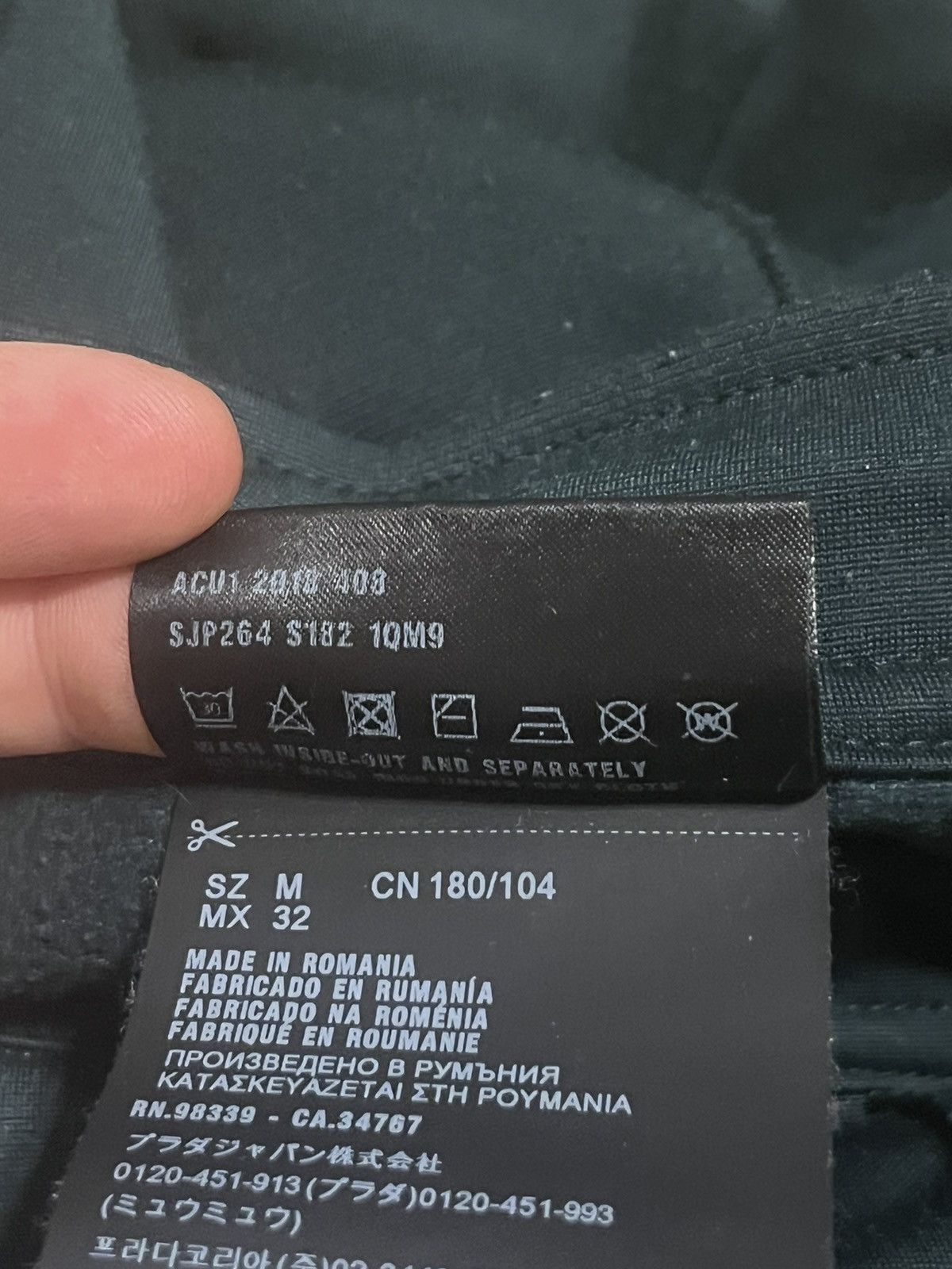 Prada Prada 2018 triangle sweat pants jogging pants Size US 30 / EU 46 - 8 Thumbnail