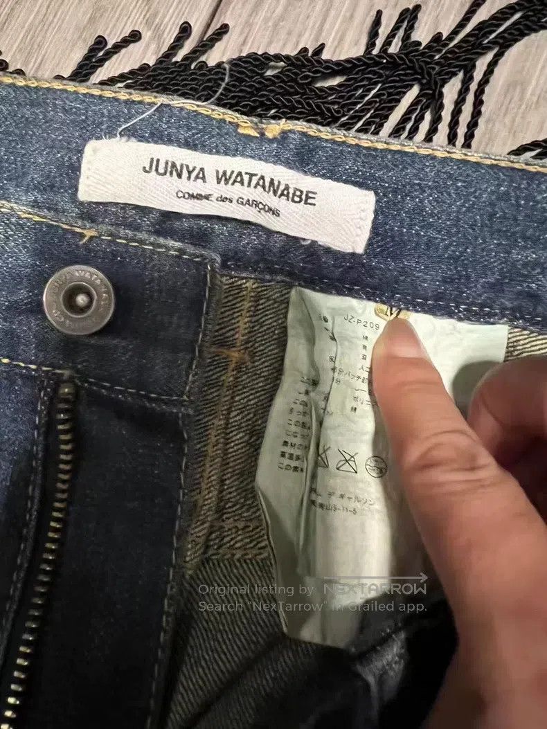 Junya Watanabe Junya Watanabe size M Color blocked denim pants Size 24" / US 00 / IT 34 - 8 Thumbnail