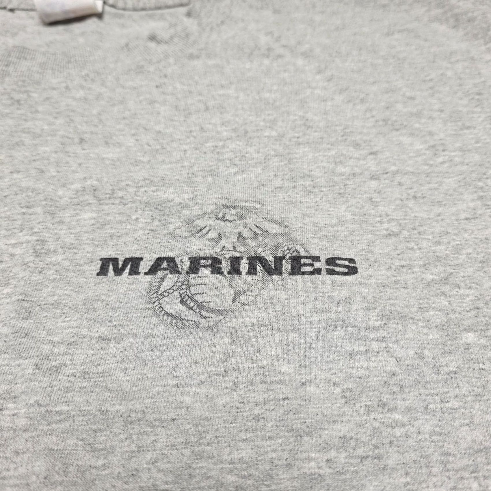 Vintage VINTAGE United States Marines Graphic T-Shirt Mens Large Single Stitch 90's Size US L / EU 52-54 / 3 - 6 Thumbnail