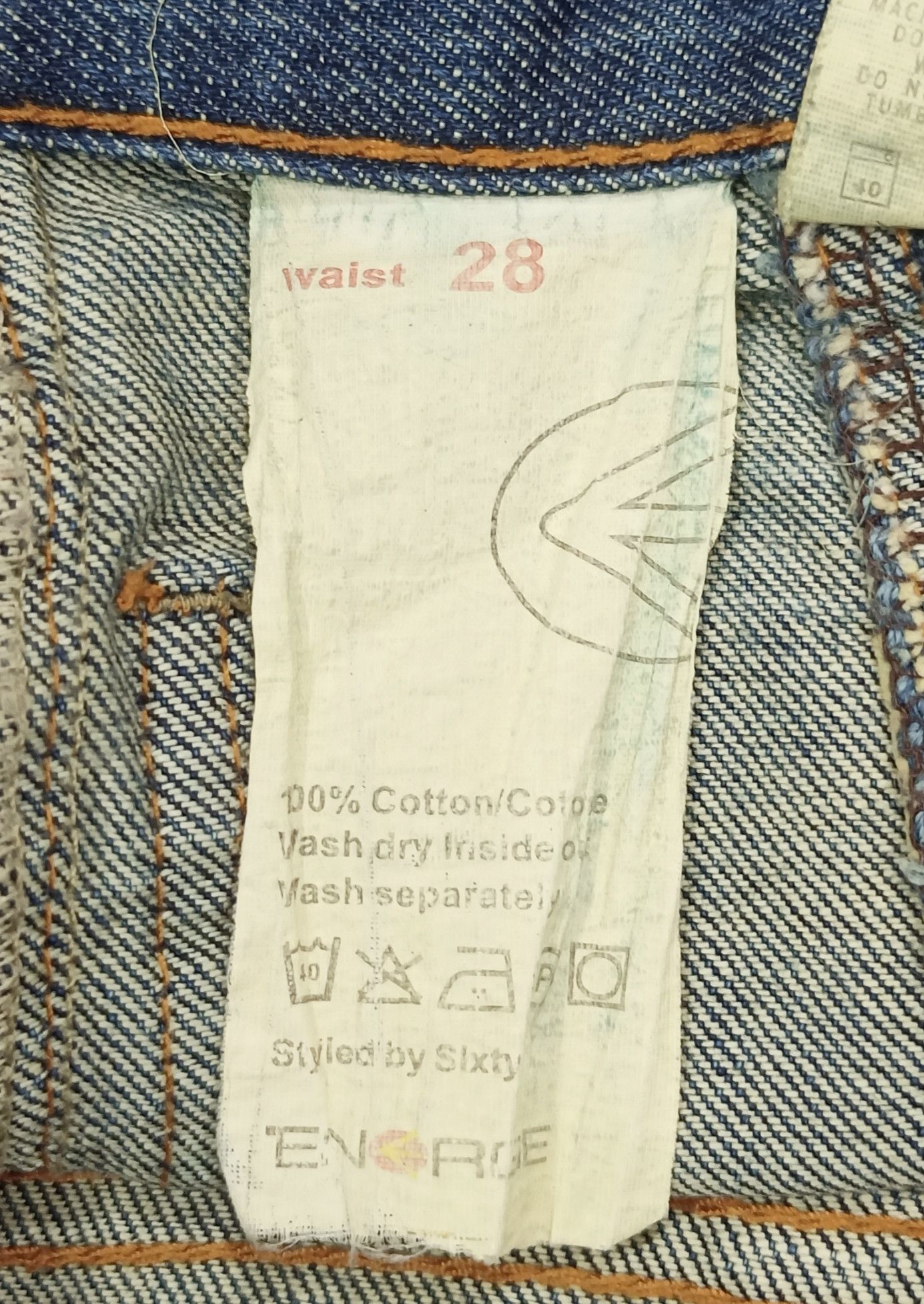 Energie Vintage Energie Bush Pants Whiskers Jeans Size US 28 / EU 44 - 16 Thumbnail