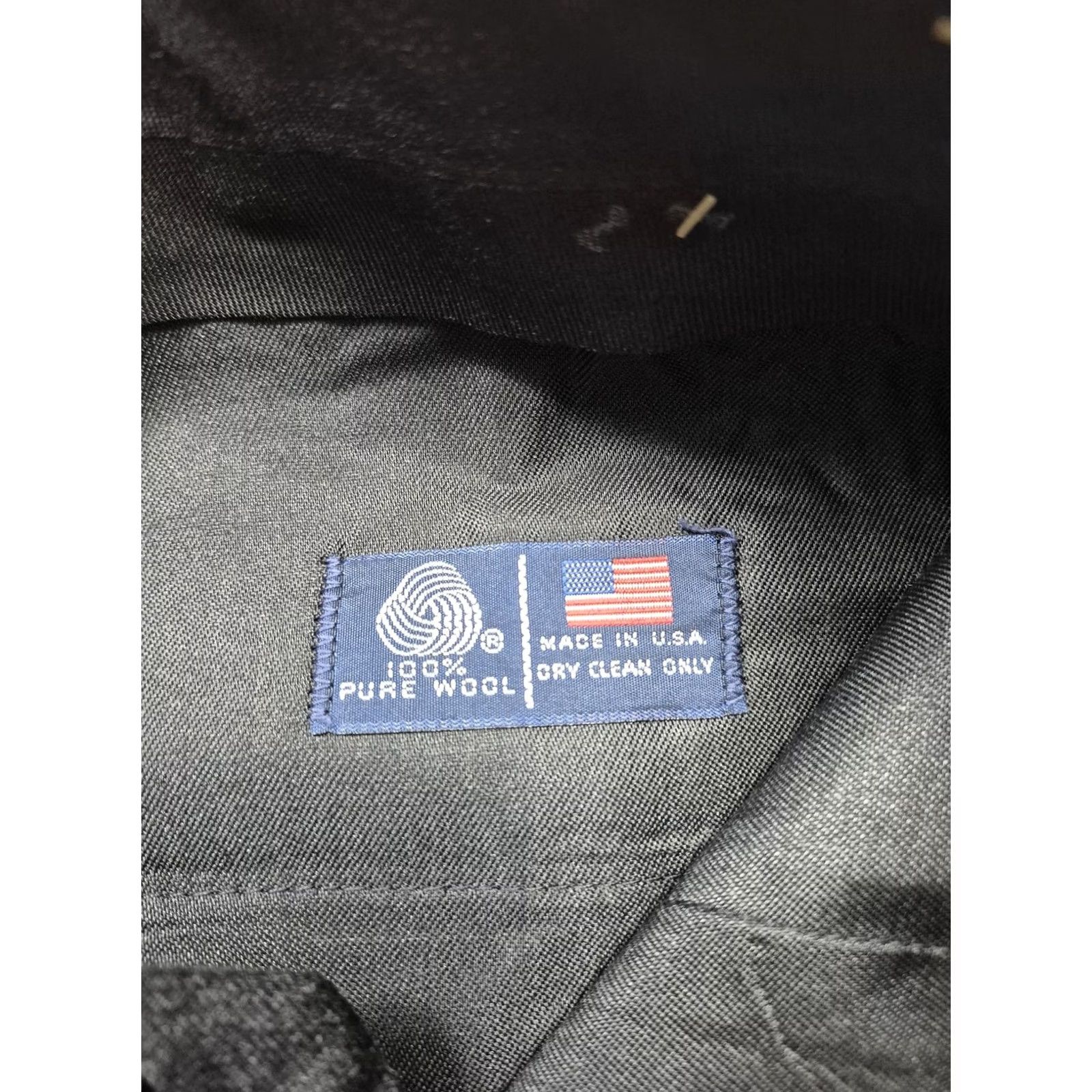 Vintage VINTAGE John Alexander Dress Pants Mens 38x36 Gray Wool Pleated Unhemmed USA NWT Size US 38 / EU 54 - 4 Thumbnail