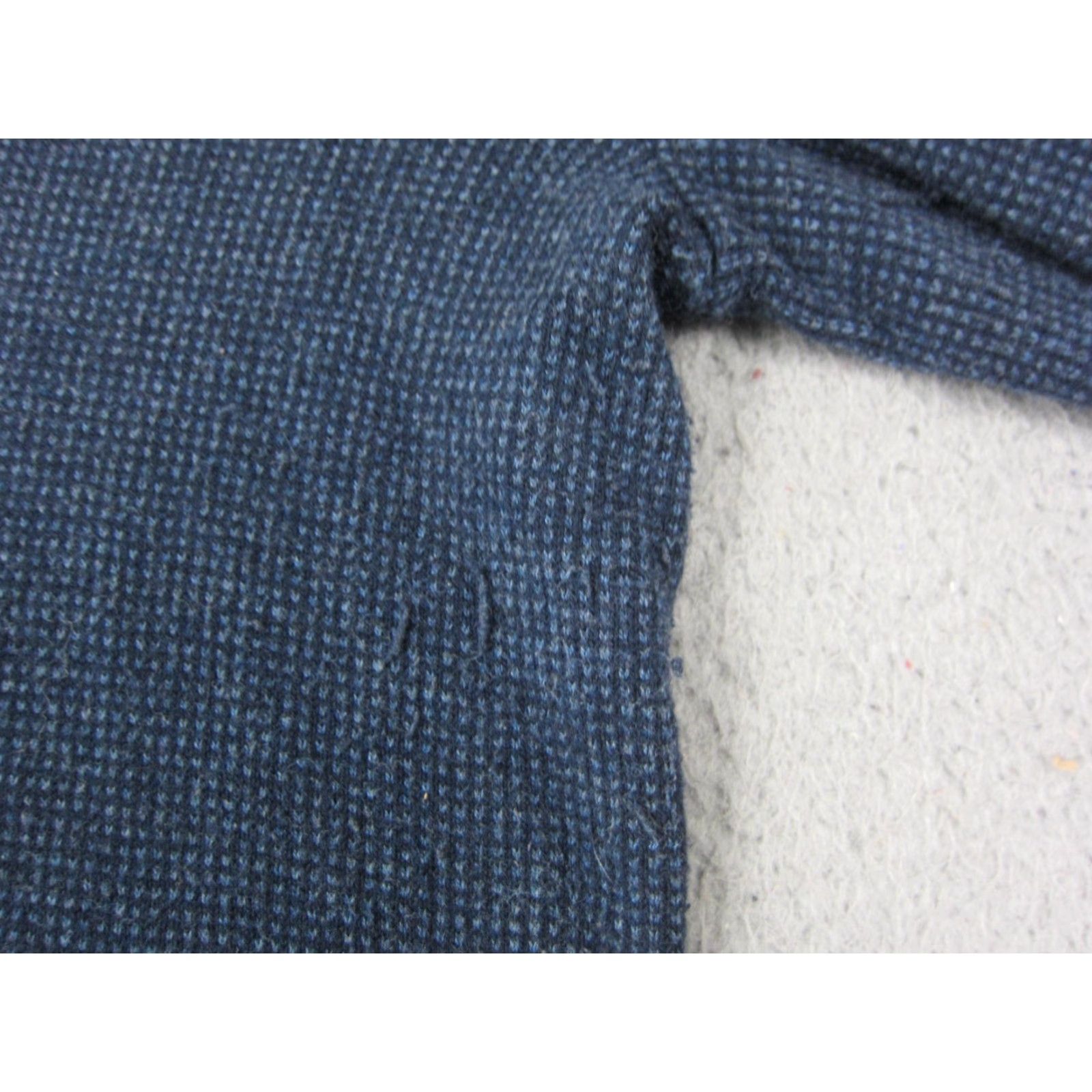 Banana Republic Banana Republic Sweater XL Blue Silk Cashmere Thermal Knit Mens Pullover 90s Outdoor Sports United States Size US XL / EU 56 / 4 - 4 Thumbnail