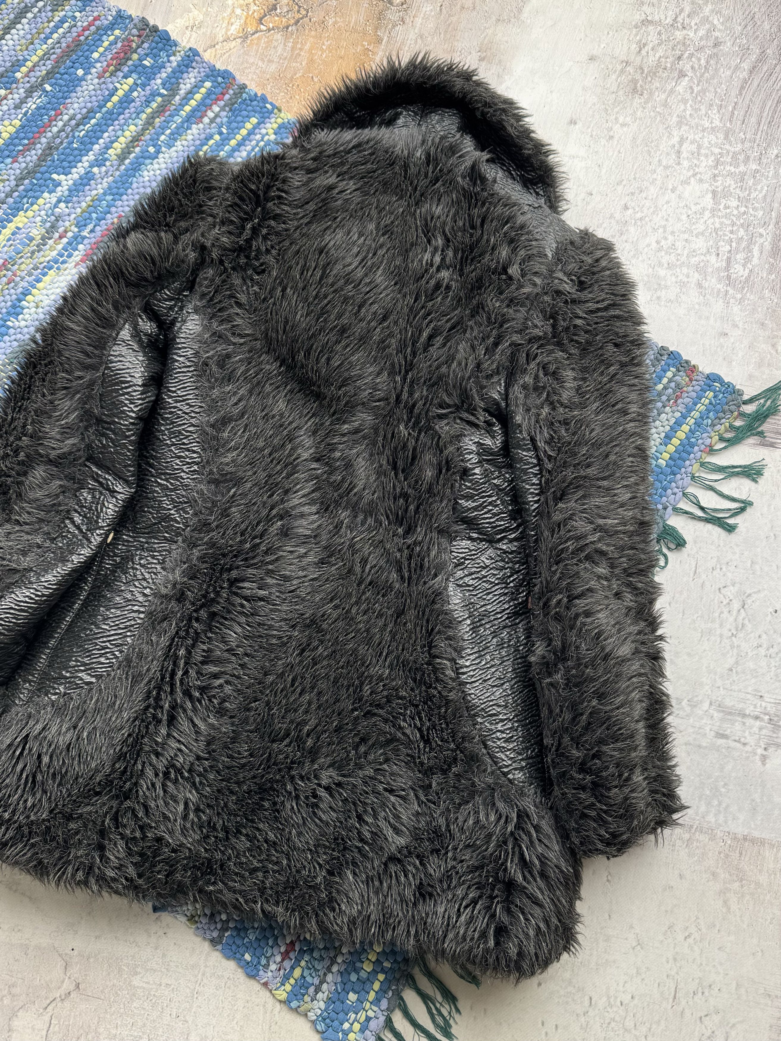 Vintage Vintage Faux Fur Coat A296(393)D15 Size XS / US 0-2 / IT 36-38 - 8 Thumbnail