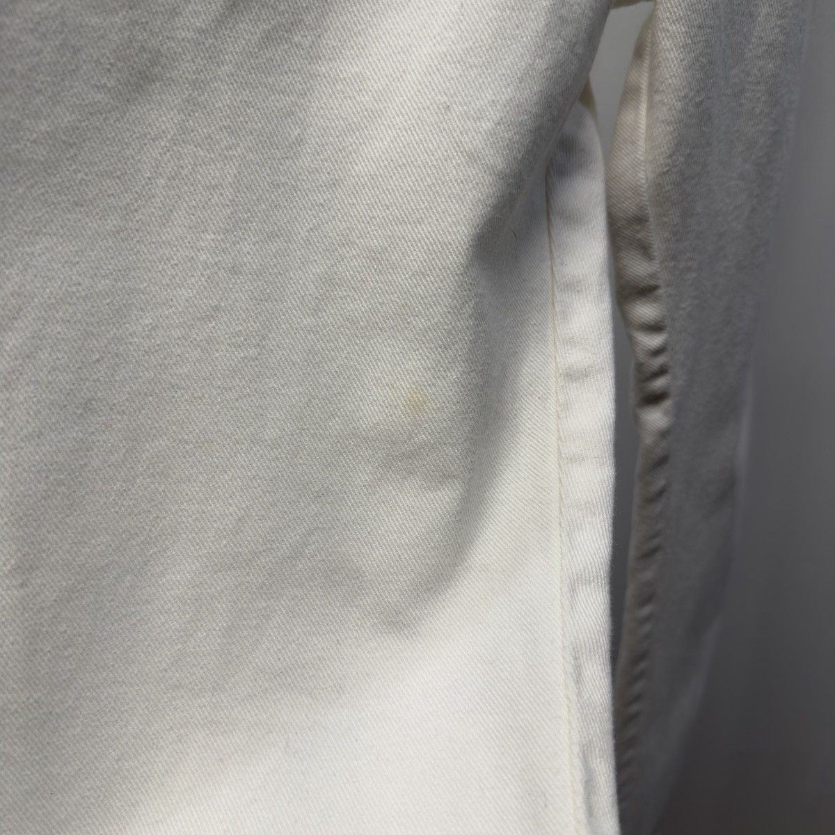Vintage Wrangler White Denim Jeans Straight Fit ERD Grunge RRL Size 26" / US 2 / IT 38 - 14 Thumbnail