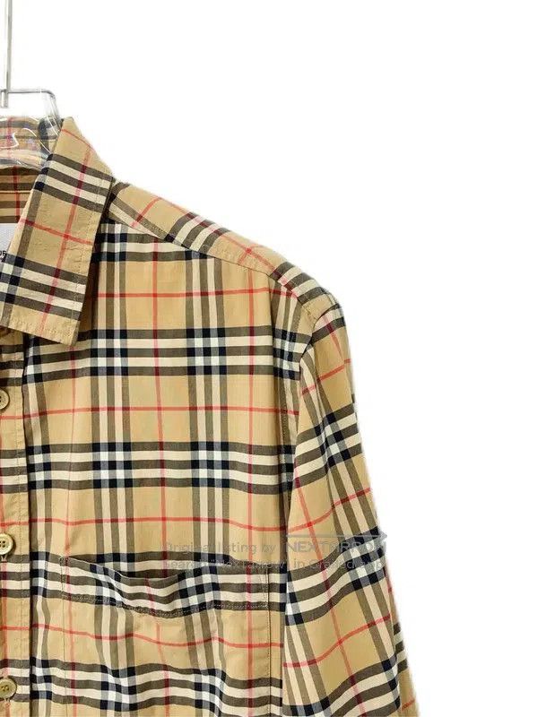 Burberry Burberry Brown Cotton Women's Shirt. Size S / US 4 / IT 40 - 4 Thumbnail