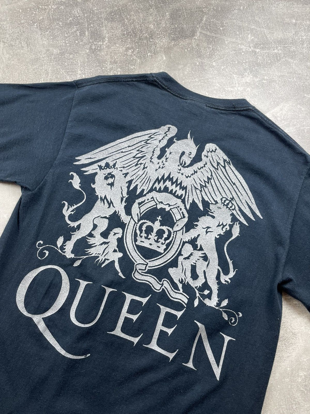 Band Tees Vintage Queen Freddie Mercury Graphic Band T Shirt Black Size US M / EU 48-50 / 2 - 6 Thumbnail