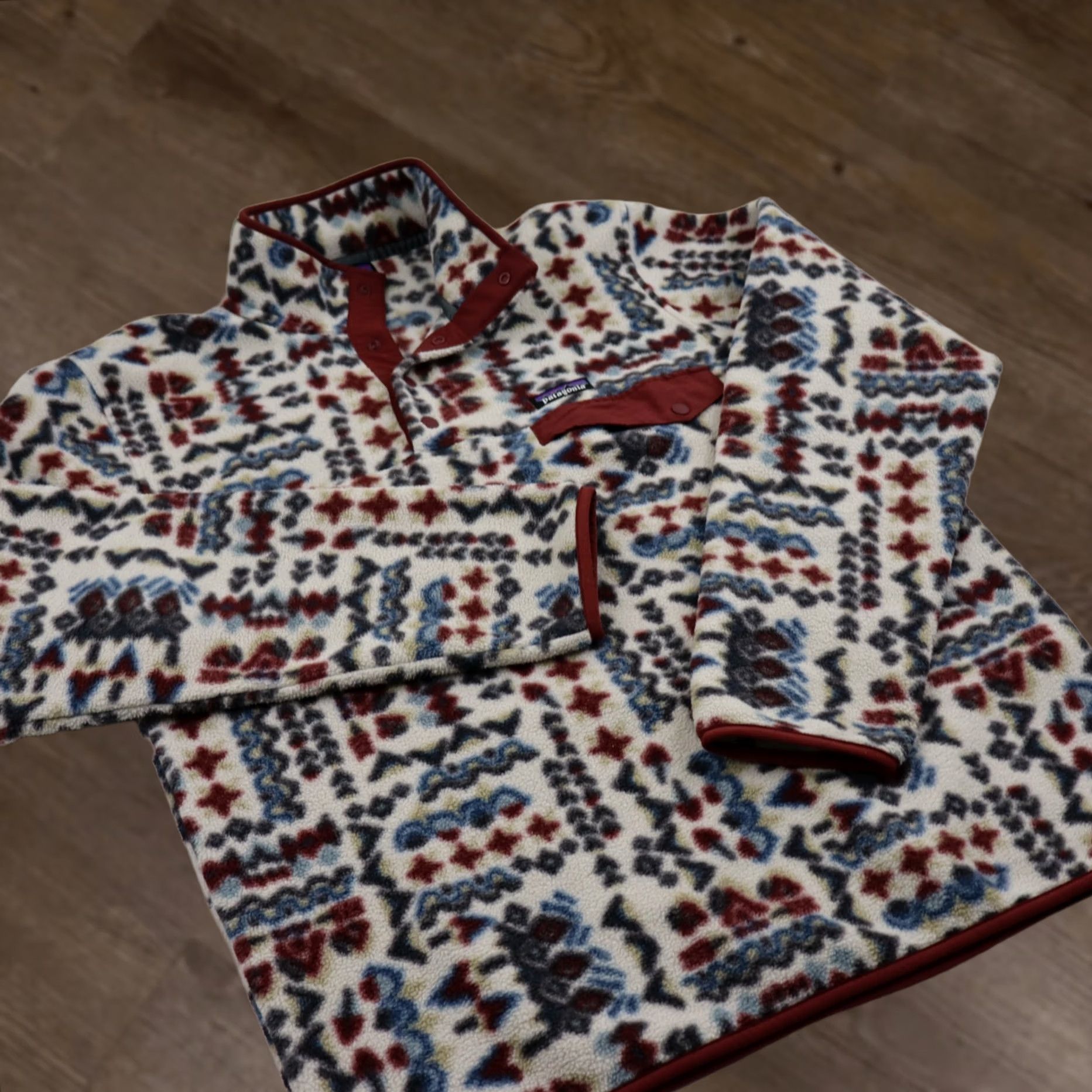 Patagonia × Streetwear × Vintage Patagonia 90s Zen Turtle Snap-T 