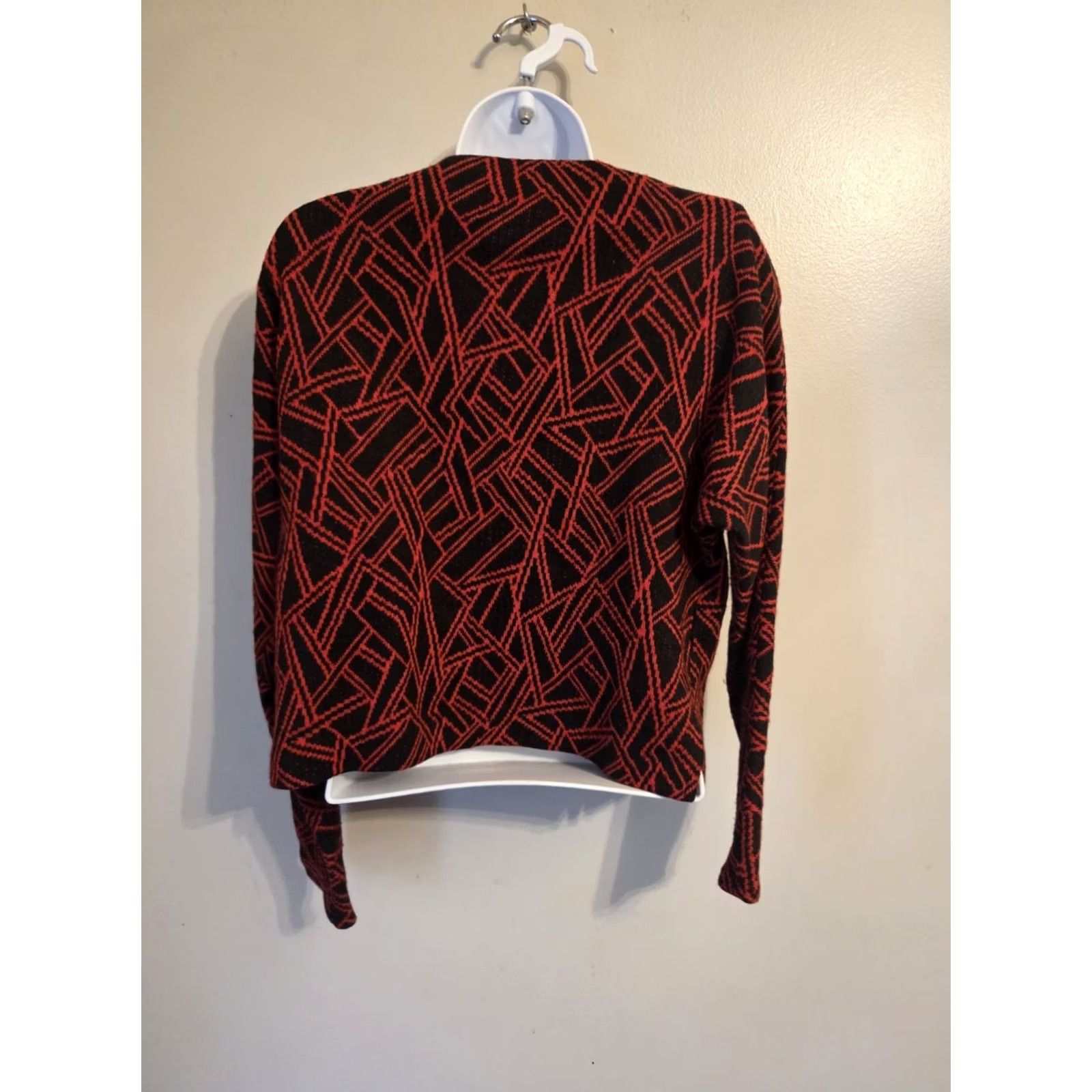 Vintage VINTAGE Red Knit Cardigan Sweater Top New Wave M Womens Size M / US 6-8 / IT 42-44 - 4 Thumbnail