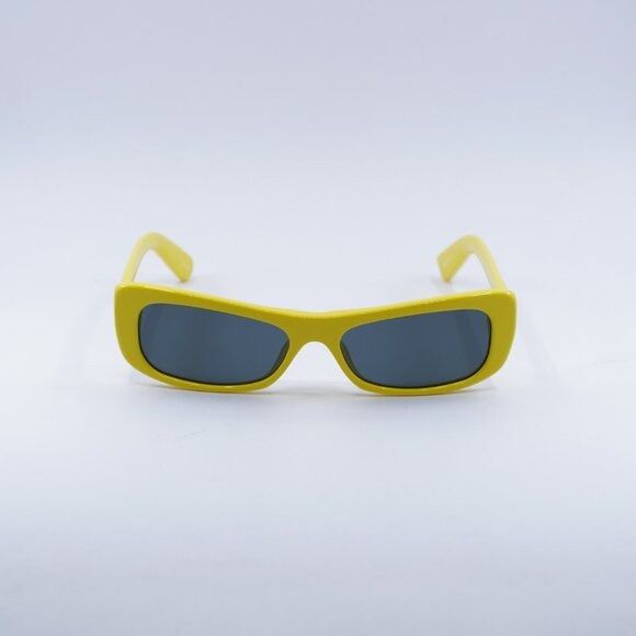 Jacquemus Jacquemus CAPRI JAC/55 C5 Sunglasses Yellow Rectangle Frame Size ONE SIZE - 2 Thumbnail