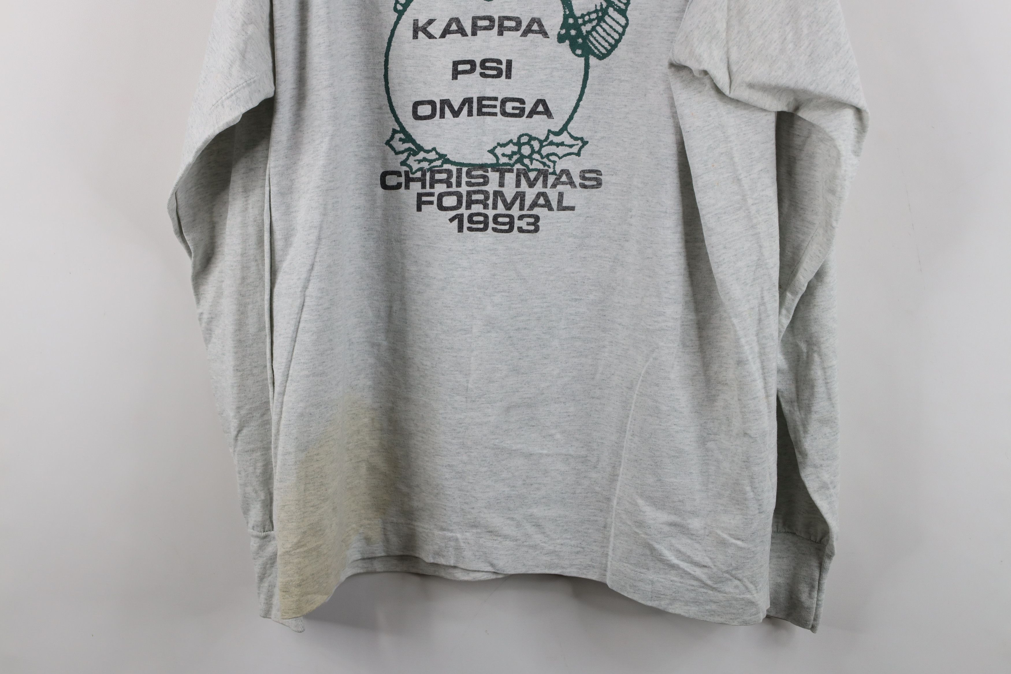Vintage Vintage 90s Psi Omega Sorority Christmas Formal T-Shirt Size XL / US 12-14 / IT 48-50 - 15 Thumbnail