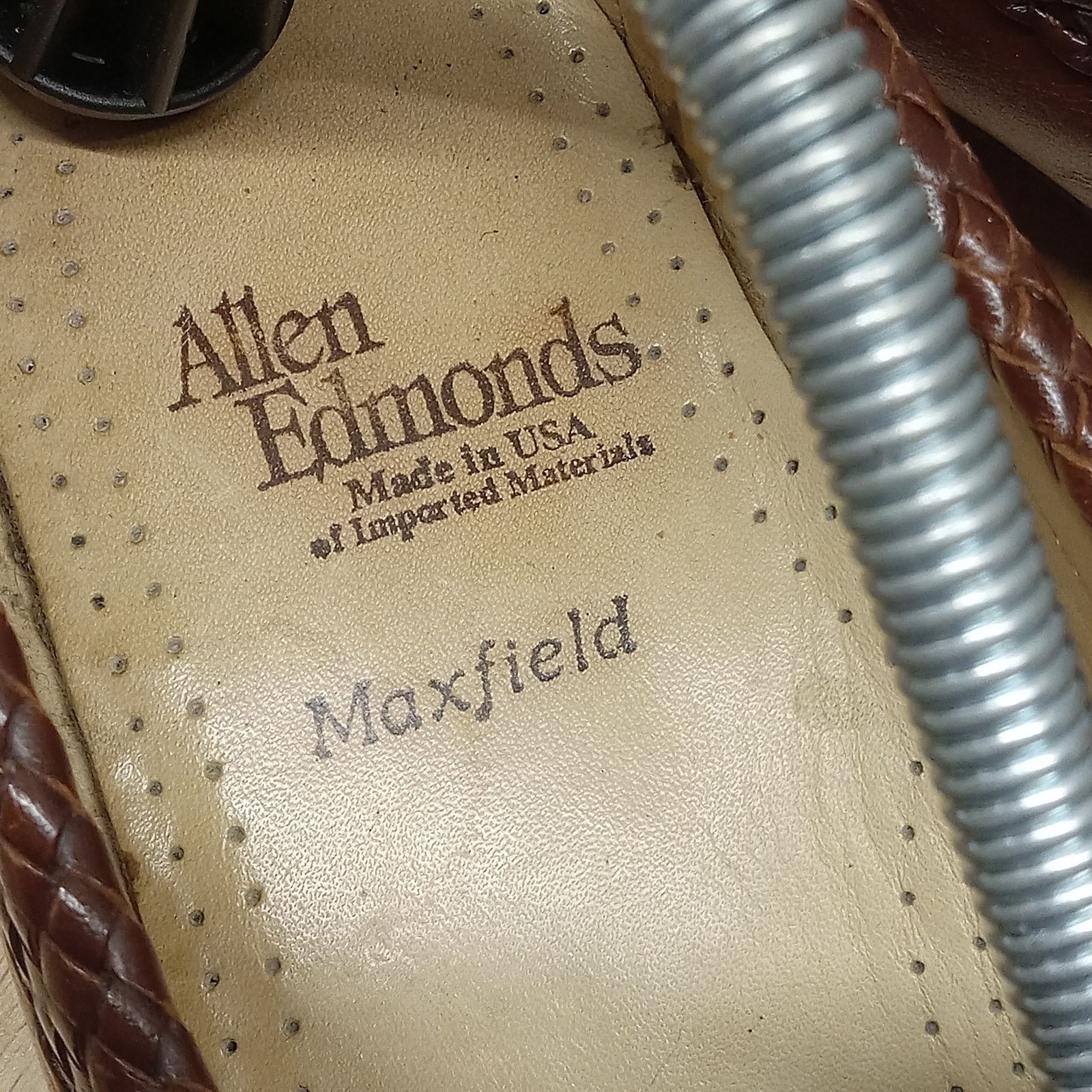 Allen Edmonds Allen Edmonds Maxfield Shoes Mens 9 1/2 Leather Tassel Brown Size US 9.5 / EU 42-43 - 4 Thumbnail