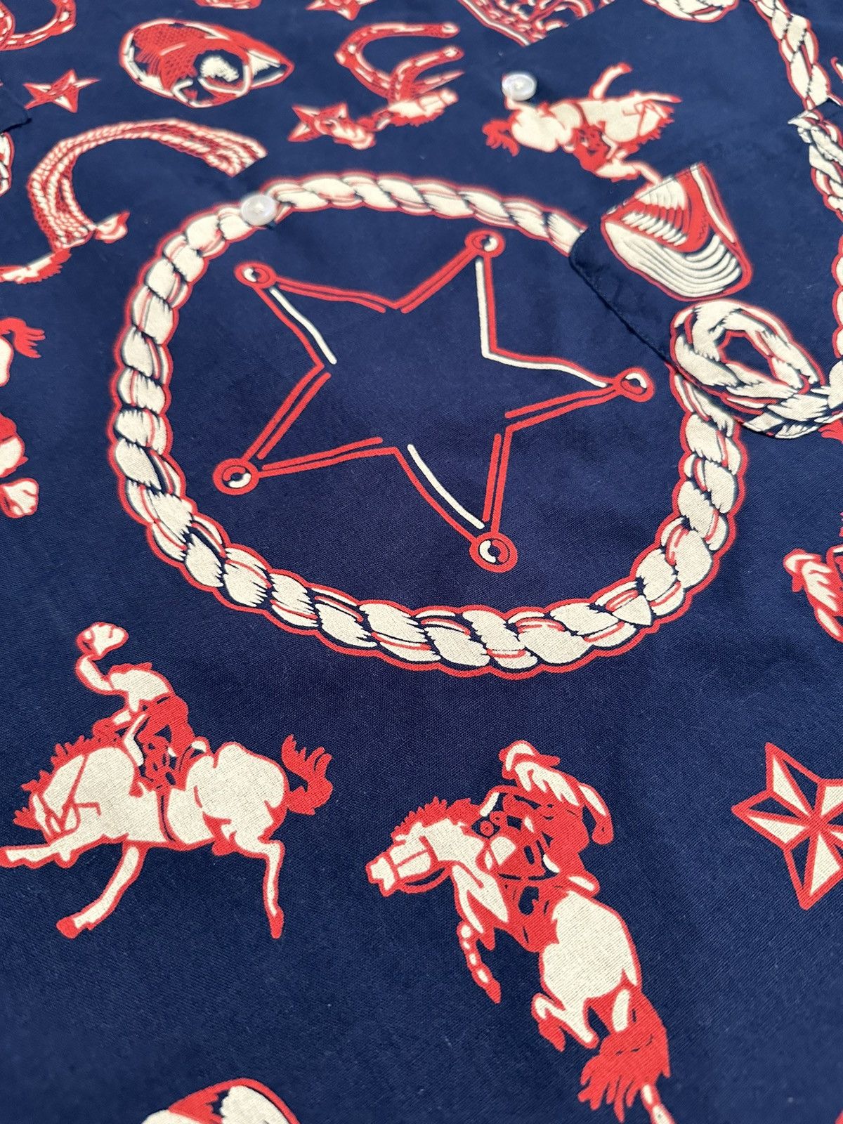 Bode Western Cowboy Themed Button up Size US M / EU 48-50 / 2 - 4 Thumbnail