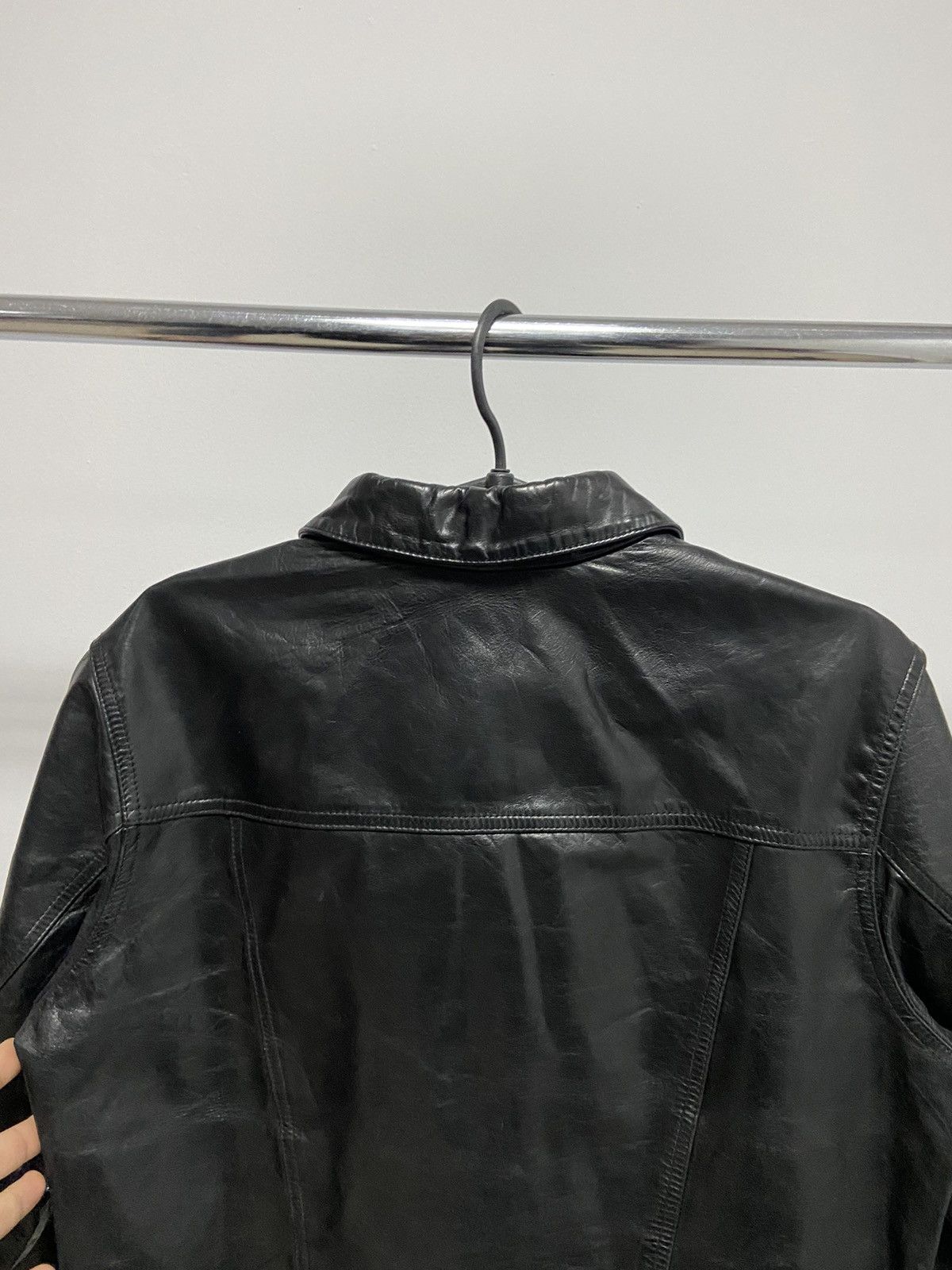 Gap × Vintage Gap Vintage Leather jacket archival Y2K avant Garde Size US L / EU 52-54 / 3 - 4 Thumbnail
