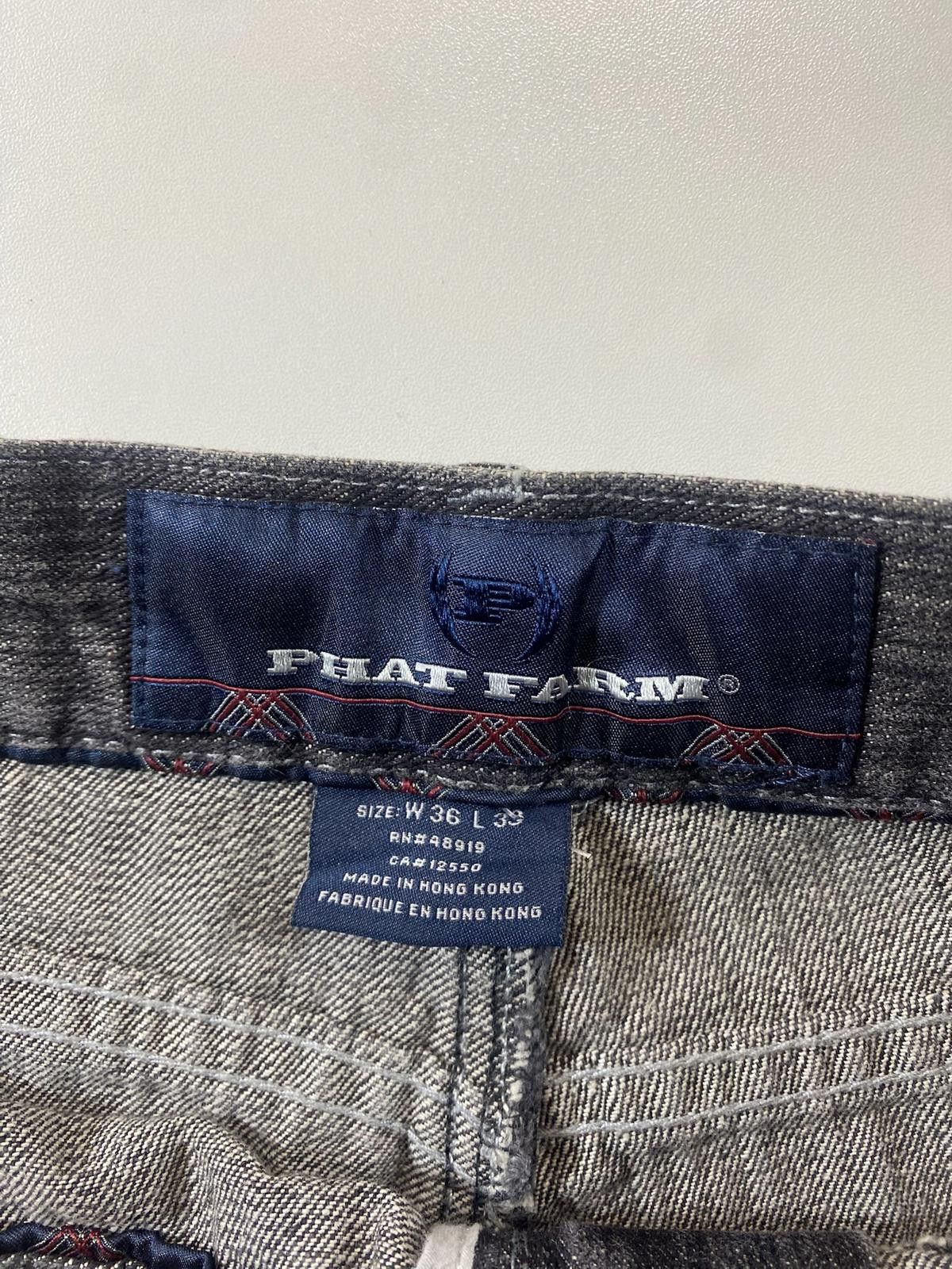 Unknown London Vintage phat farm Gray Denim Jeans 36 Size US 36 / EU 52 - 7 Thumbnail