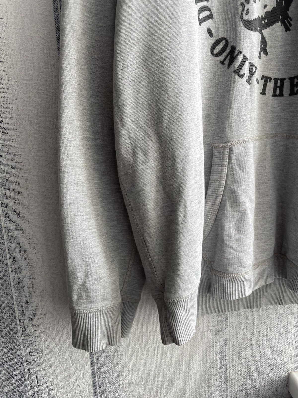 Diesel Diesel Indian Head Logo Gray Mens hoodie size XL Size US XL / EU 56 / 4 - 3 Thumbnail