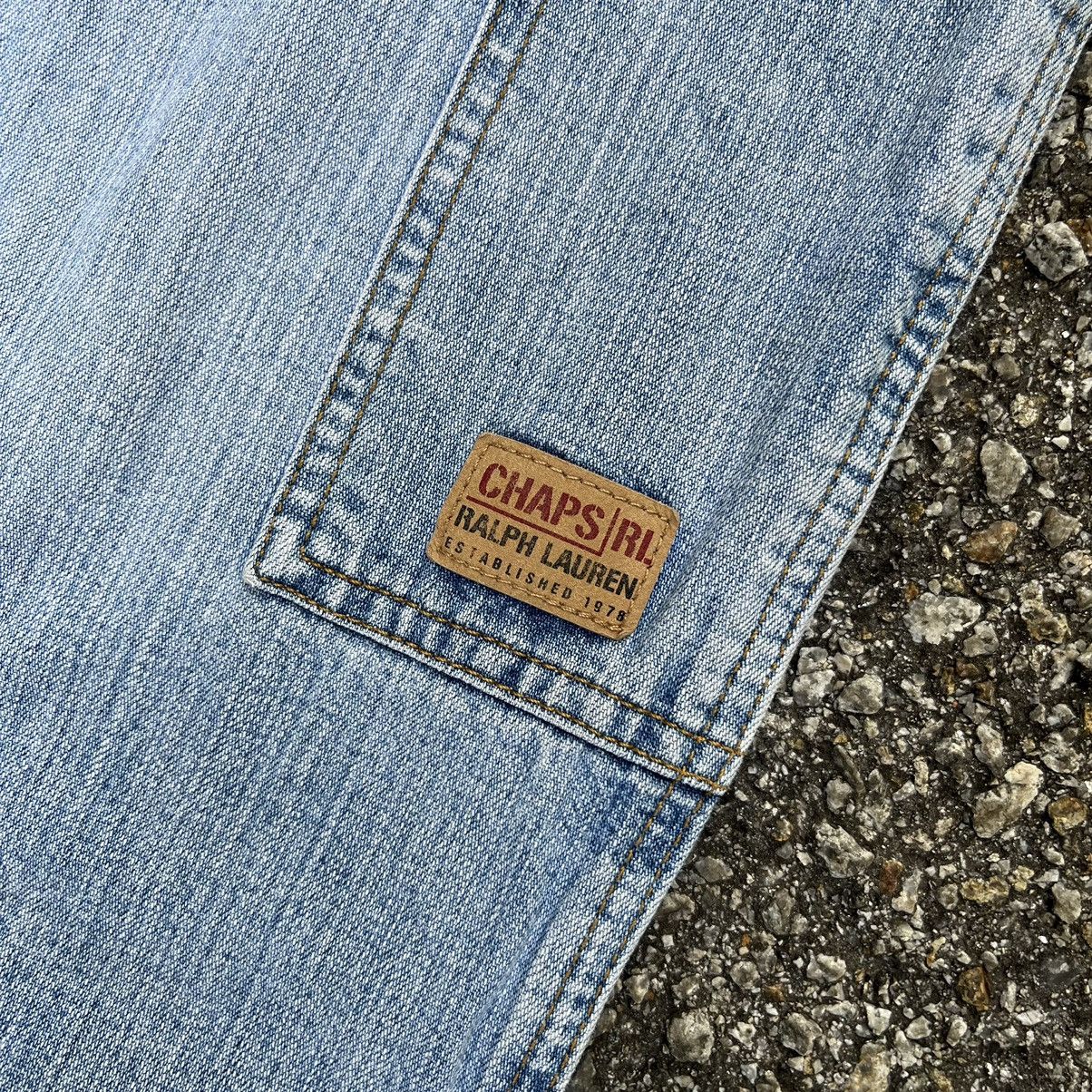 Polo Ralph Lauren × Vintage BAGGY JEANS POLO RALPH LAUREN CARPENTER DENIM SKATER JNCO Size US 38 / EU 54 - 13 Thumbnail