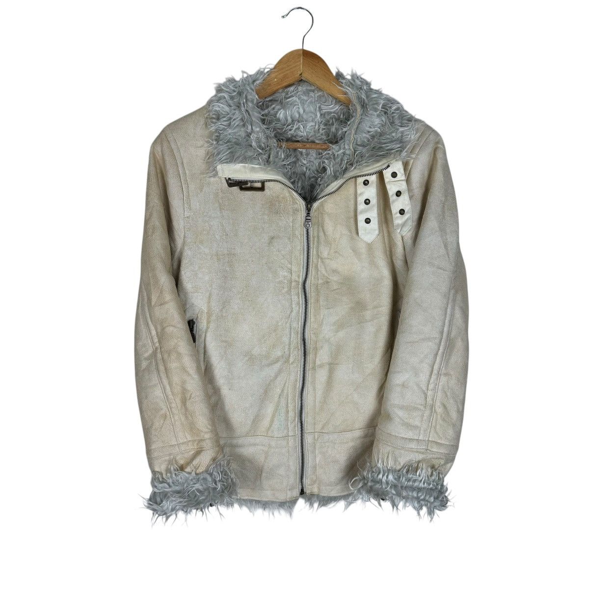 Tornado Mart ☀️TORNADO MART SYNTHETIC LEATHER SHERPA JACKET Size US L / EU 52-54 / 3 - 2 Thumbnail