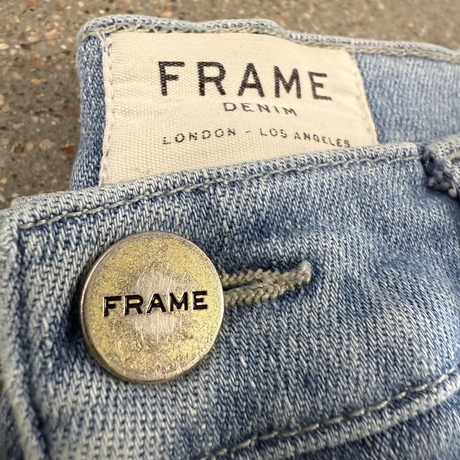 Frame Frame Denim Le High Skinny Crop Jeans Light Wash - 28 Size 28" / US 6 / IT 42 - 2 Thumbnail