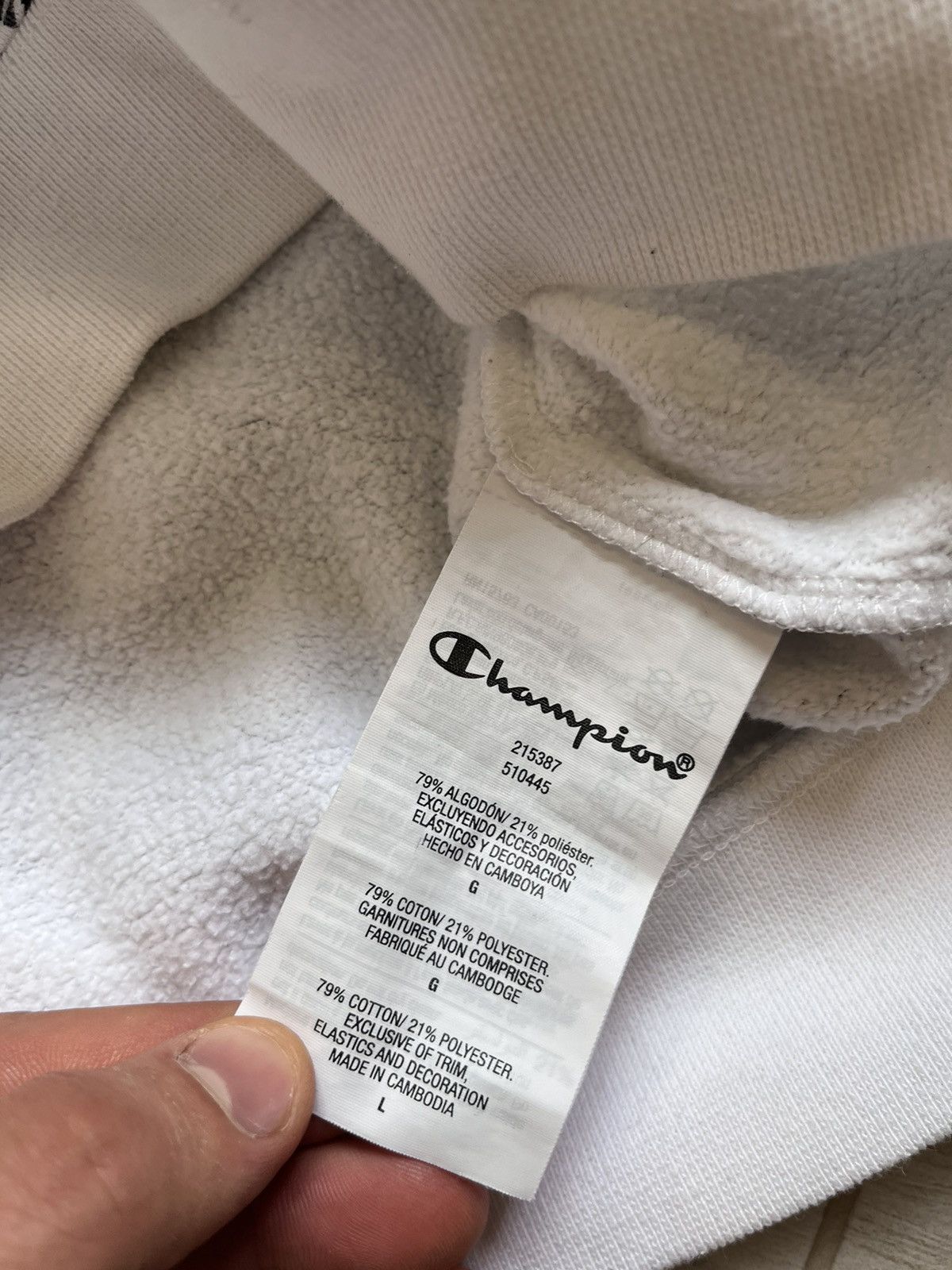 Champion × Vintage Vintage Champion sweatshirt logo monogram sportswear Size US L / EU 52-54 / 3 - 15 Thumbnail