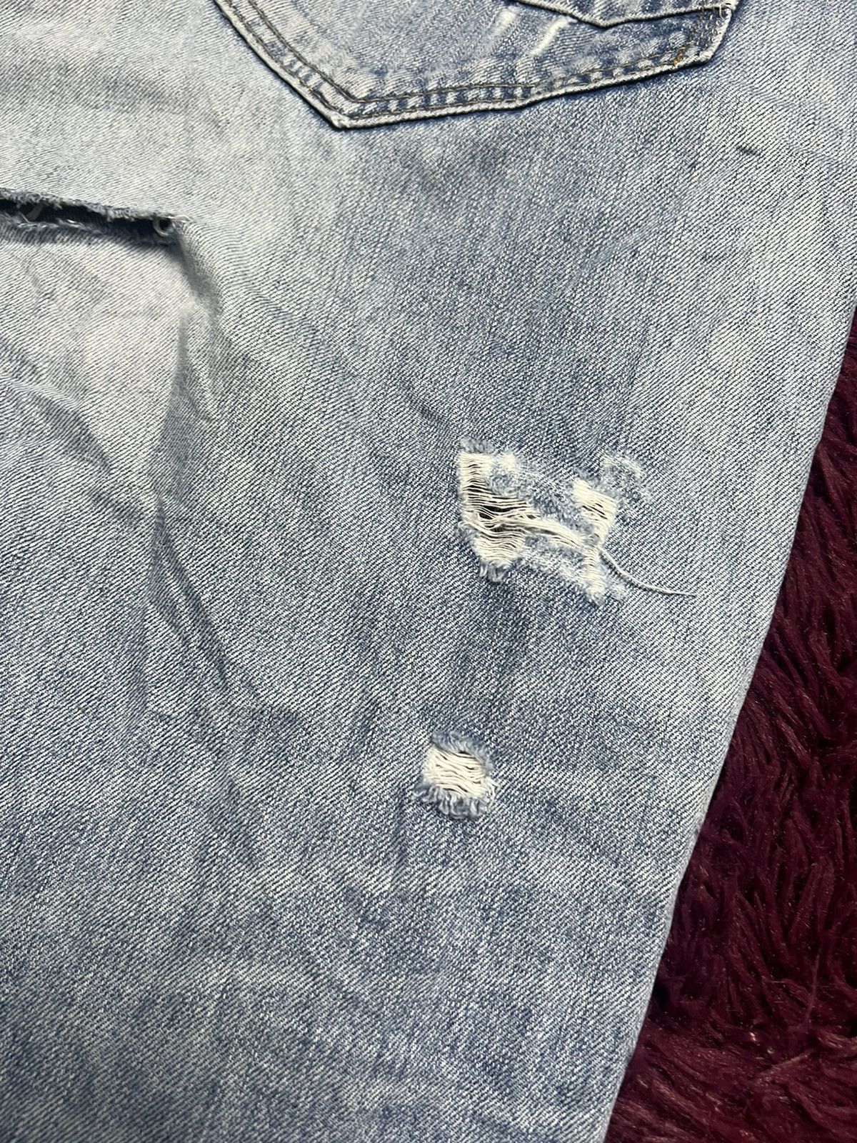 Desigual Desigual Men's Distressed Denim Jeans (47) Size US 38 / EU 54 - 18 Thumbnail