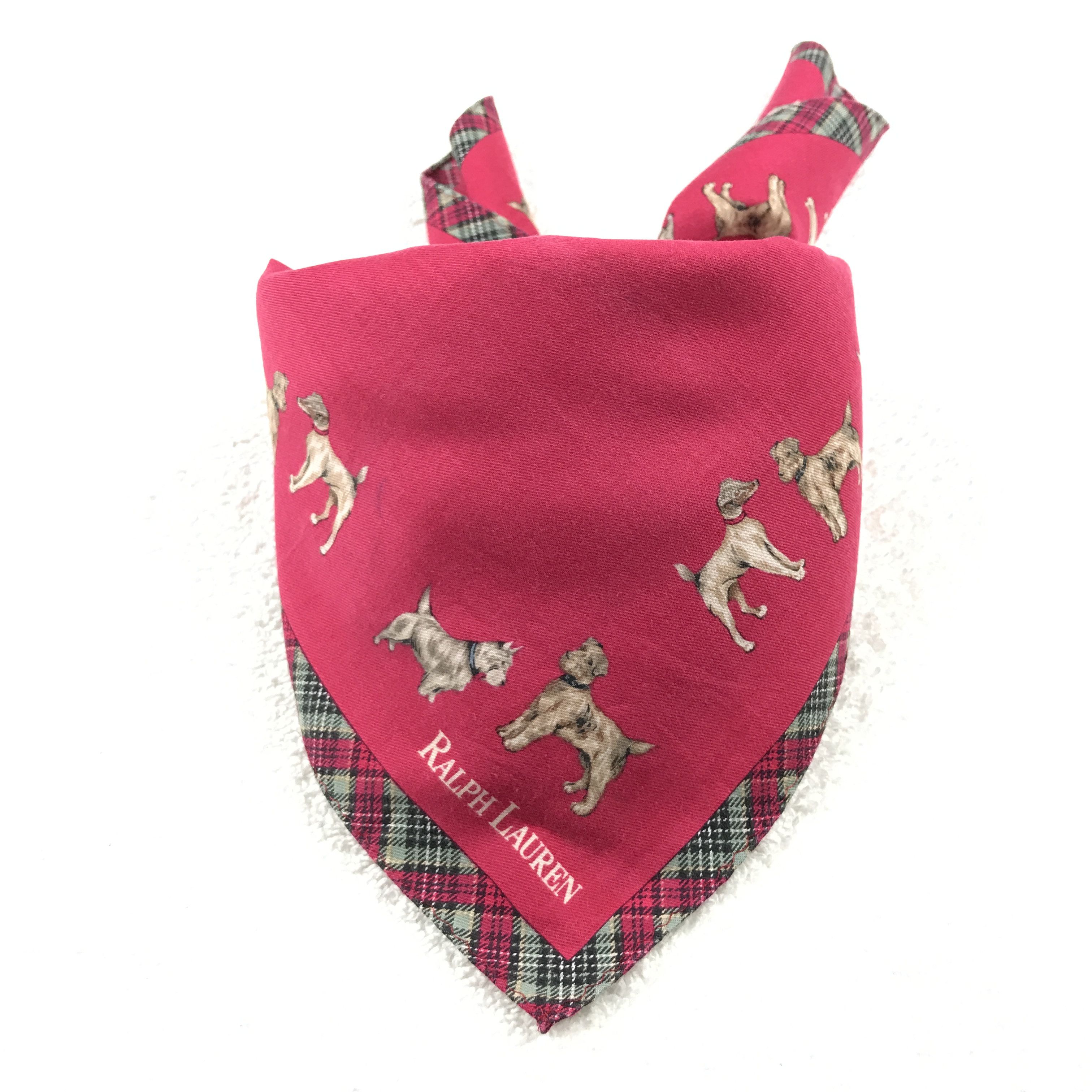 Designer × Ralph Lauren × Vintage Vintage Ralph Lauren Bandana Neckerchief Handkerchief Size ONE SIZE - 4 Thumbnail