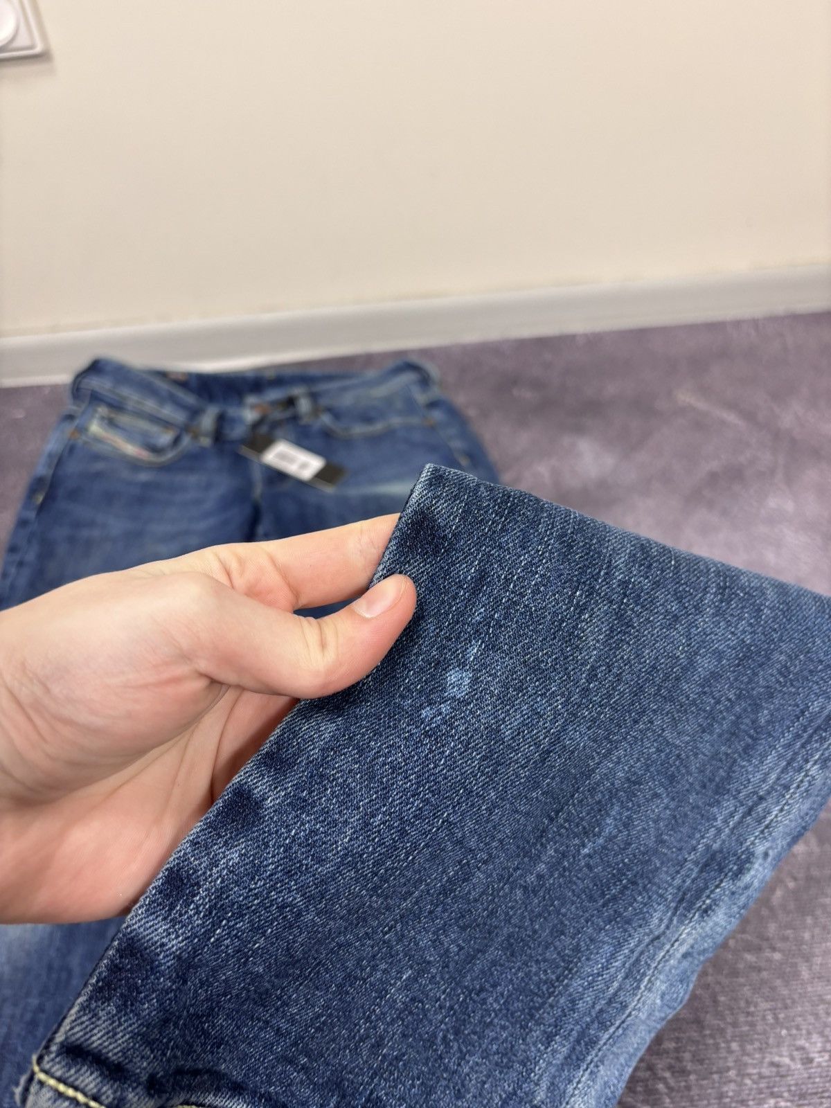 Adidas × Diesel Diesel X Adidas Sample F/W08 NWT Women’s Blue Denim Jeans Size 28" / US 6 / IT 42 - 24 Thumbnail