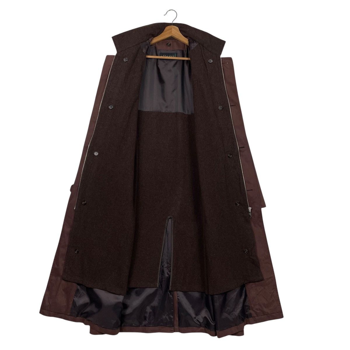 Allegri Allegri Brown Overcoat Size US L / EU 52-54 / 3 - 11 Thumbnail