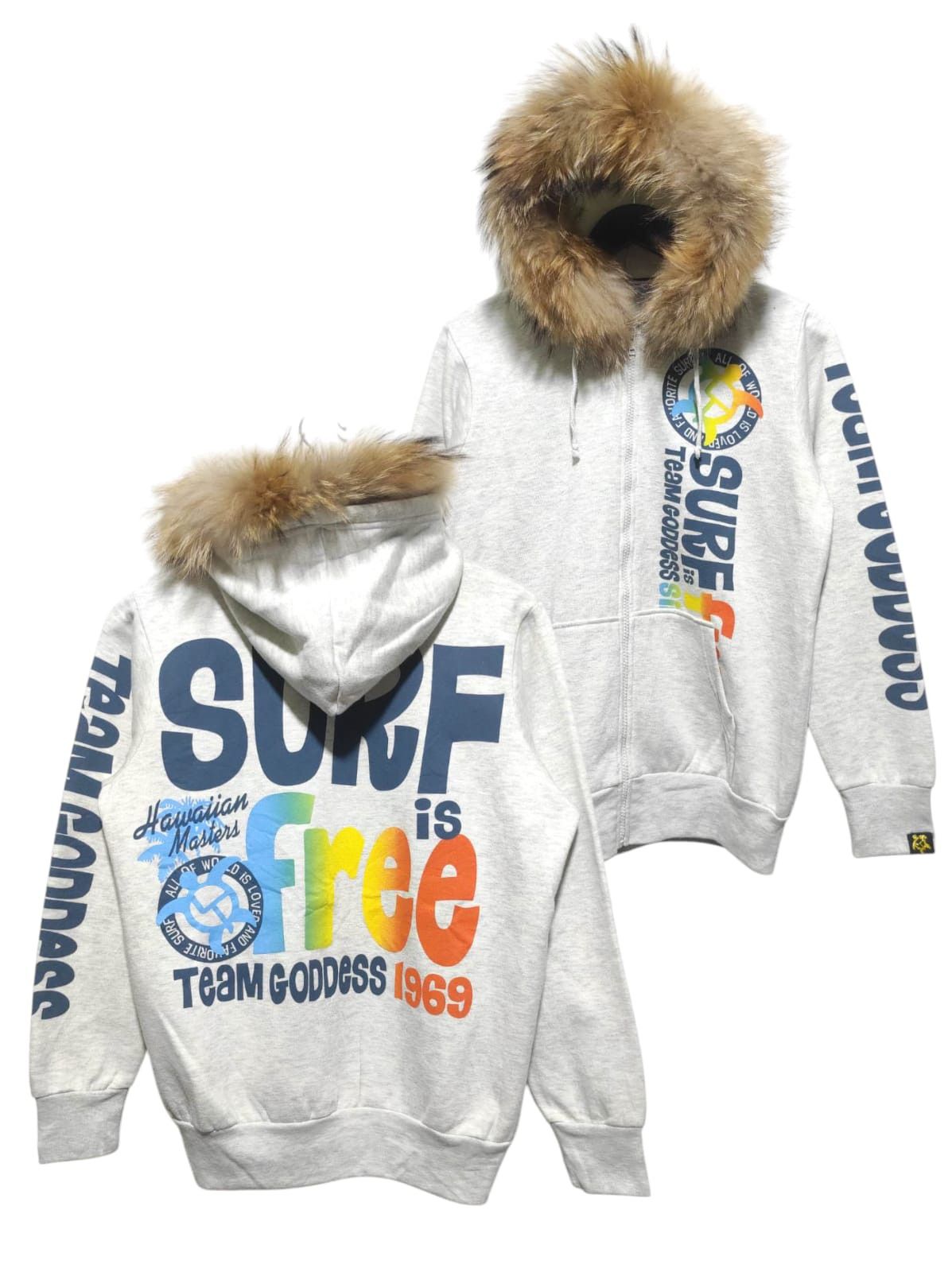 Japanese Brand Team Gooddess Sufr zip fur hoodie ifsix LGB style Size US S / EU 44-46 / 1 - 2 Thumbnail