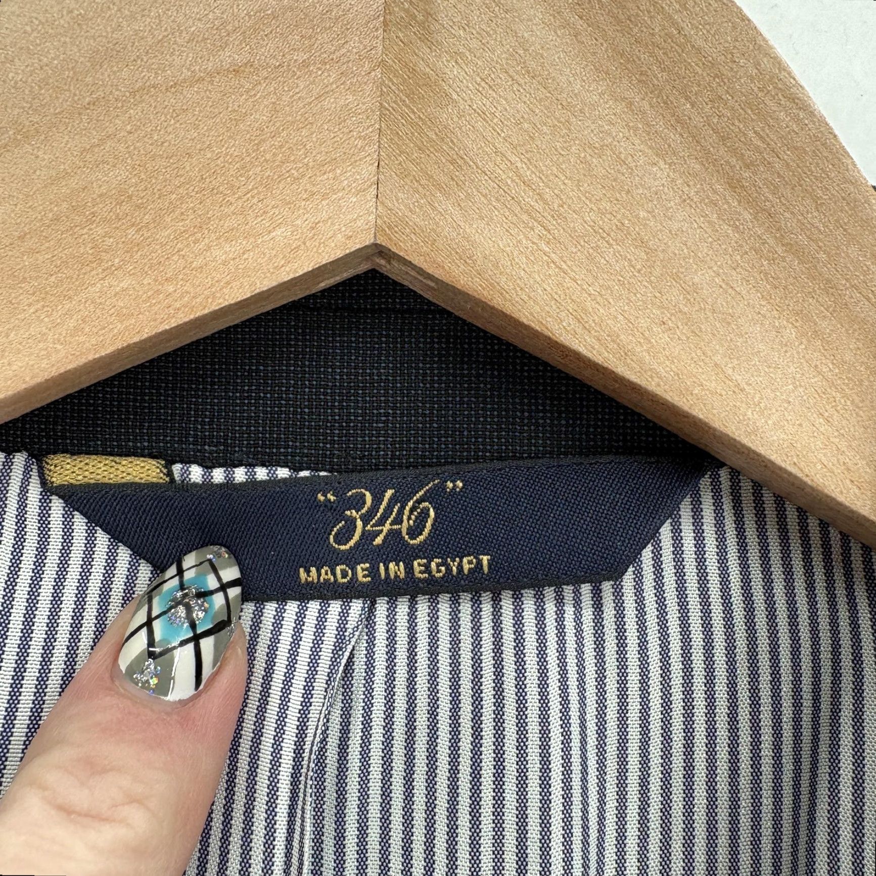 Brooks Brothers Brooks Brothers 346 Blazer Mens 46L Blue Wool Explorer Fitzgerald Fit Sport Coat Size 46R - 4 Thumbnail