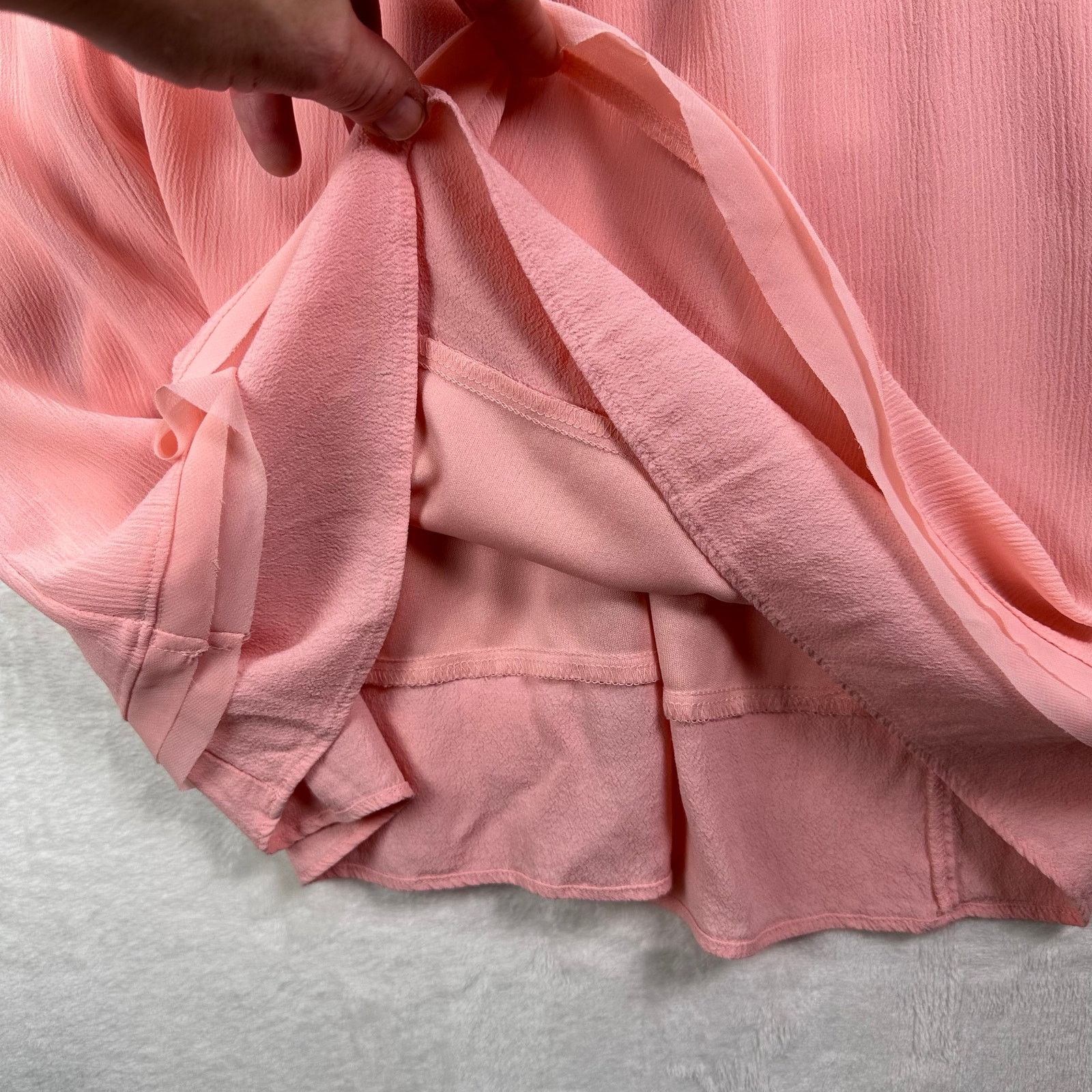 Vera Wang PRINCESS VERA Pink Lace Soft Dress Coquette Romantic Ballet Size S / US 4 / IT 40 - 6 Thumbnail