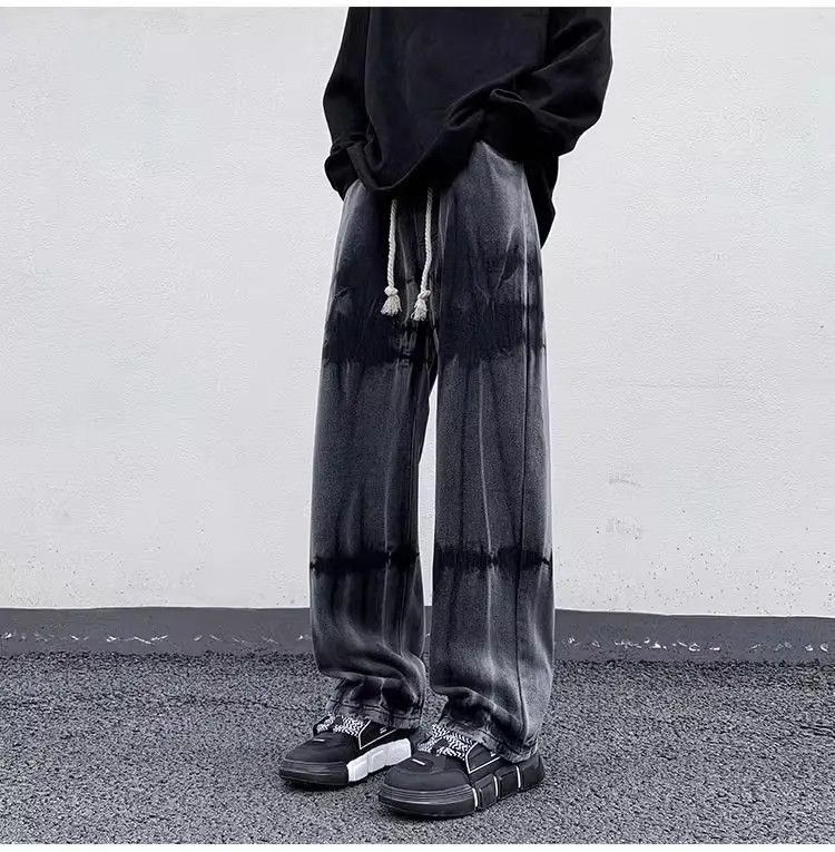Retro Tie Dyed Gradient Jeans
