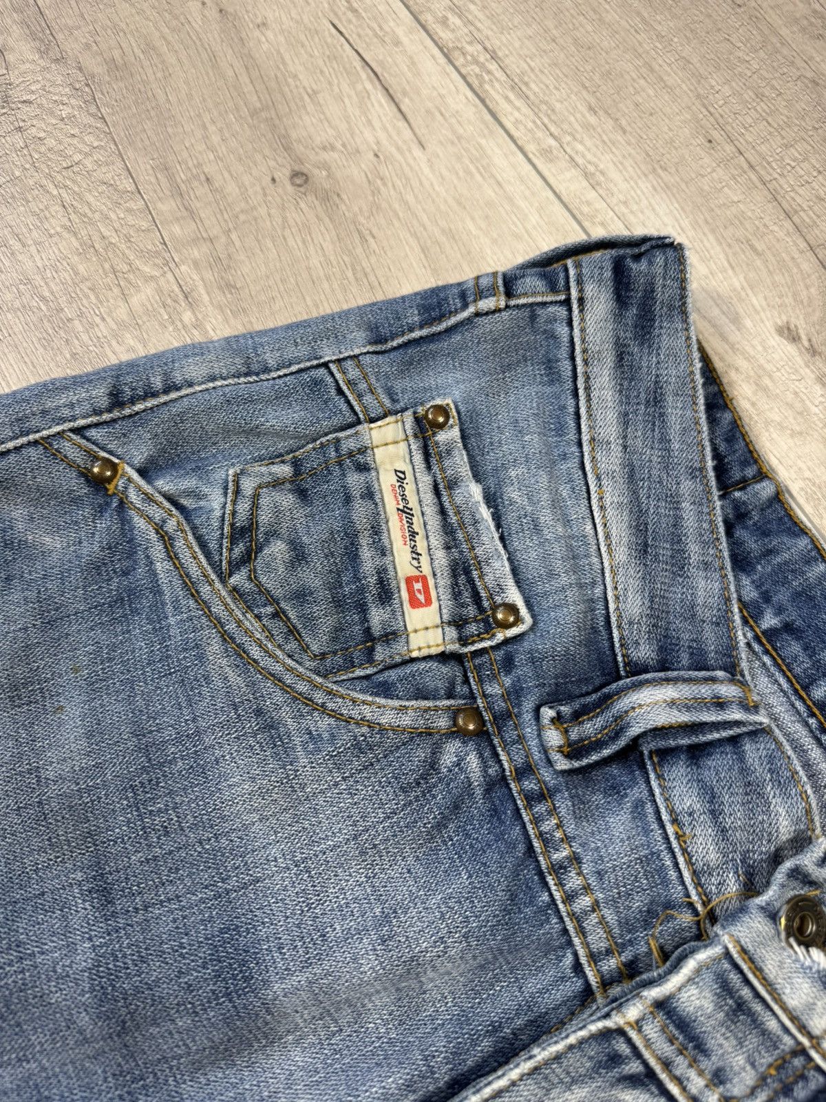 Diesel Vintage Diesel Jeans Distressed Faded Flared Wide Baggy Y2K Size US 34 / EU 50 - 7 Thumbnail