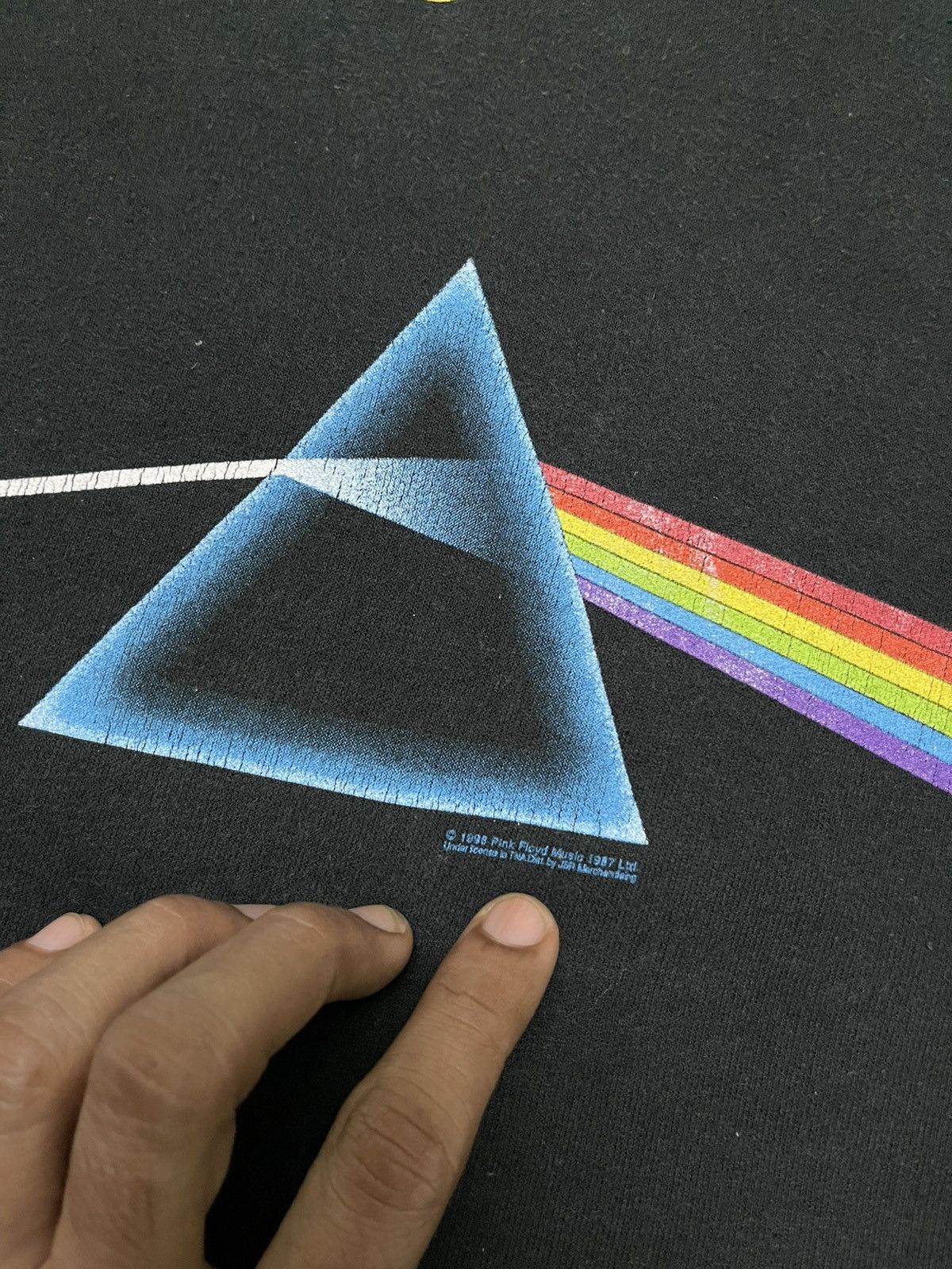Pink Floyd 1998 PINK FLOYD DARK SIDE OF THE MOON HOODIE Size US L / EU 52-54 / 3 - 6 Thumbnail