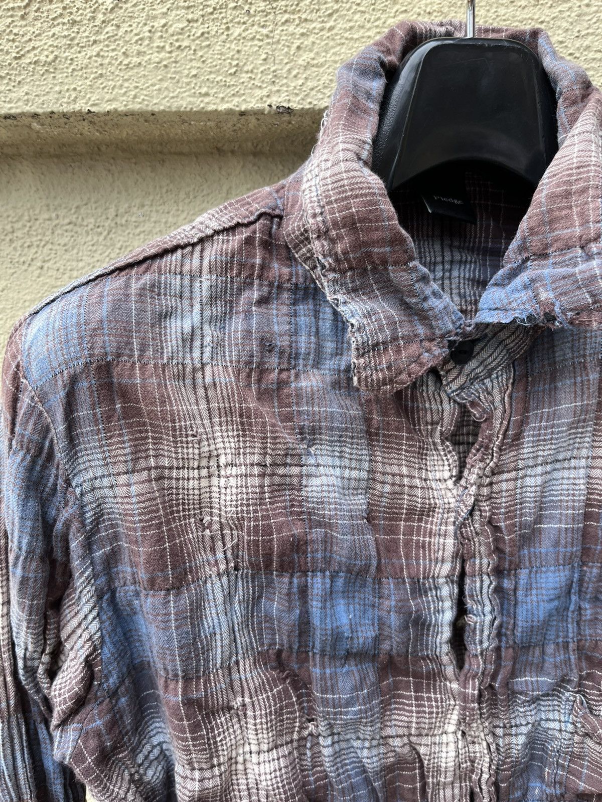 Pledge Distressed flannel button down by pledge Size US M / EU 48-50 / 2 - 10 Thumbnail