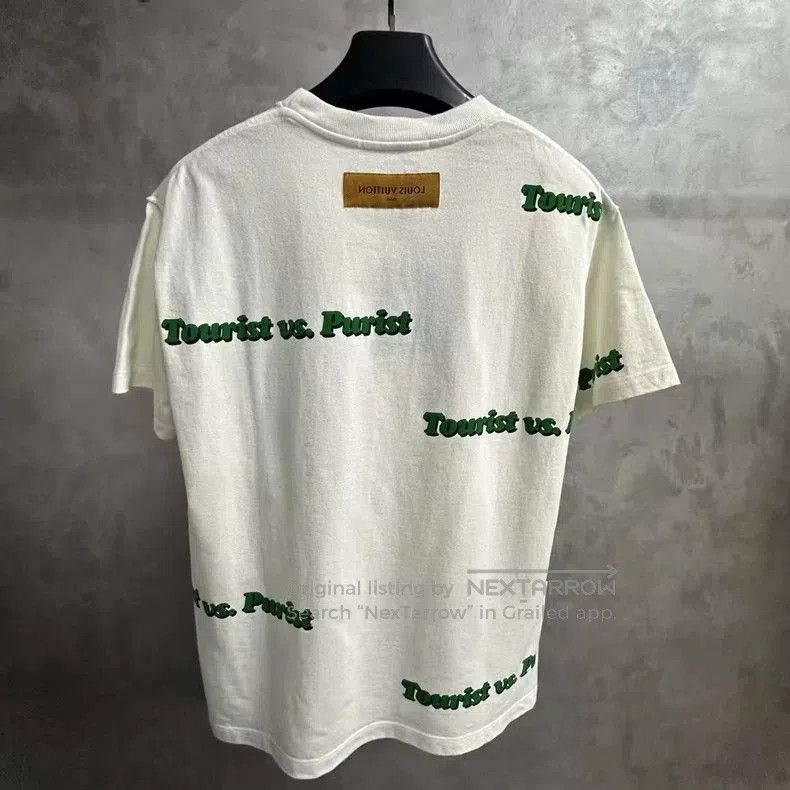 Louis Vuitton Louis Vuitton White Logo Print T-shirt. Size US S / EU 44-46 / 1 - 2 Thumbnail